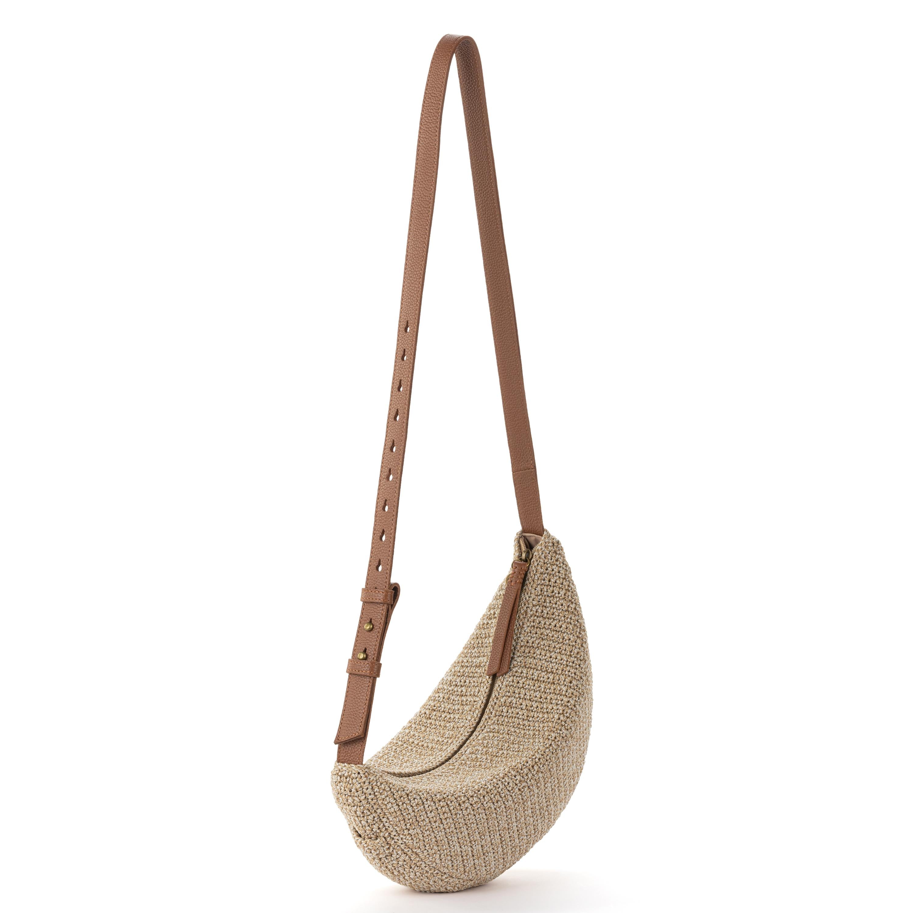 The Sak Tess Large Sling - Hand Crochet - Bamboo Static