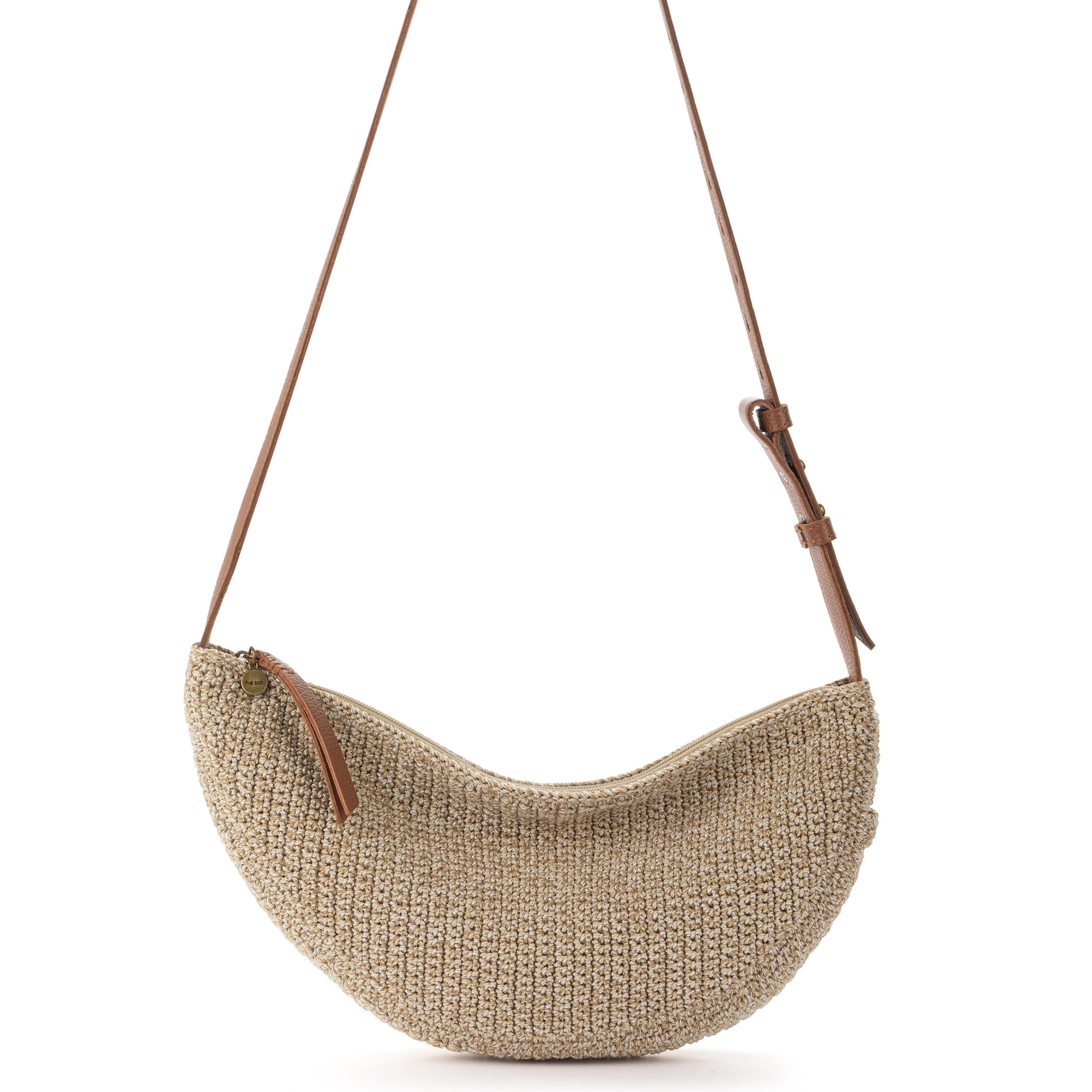 The Sak Tess Large Sling - Hand Crochet - Bamboo Static