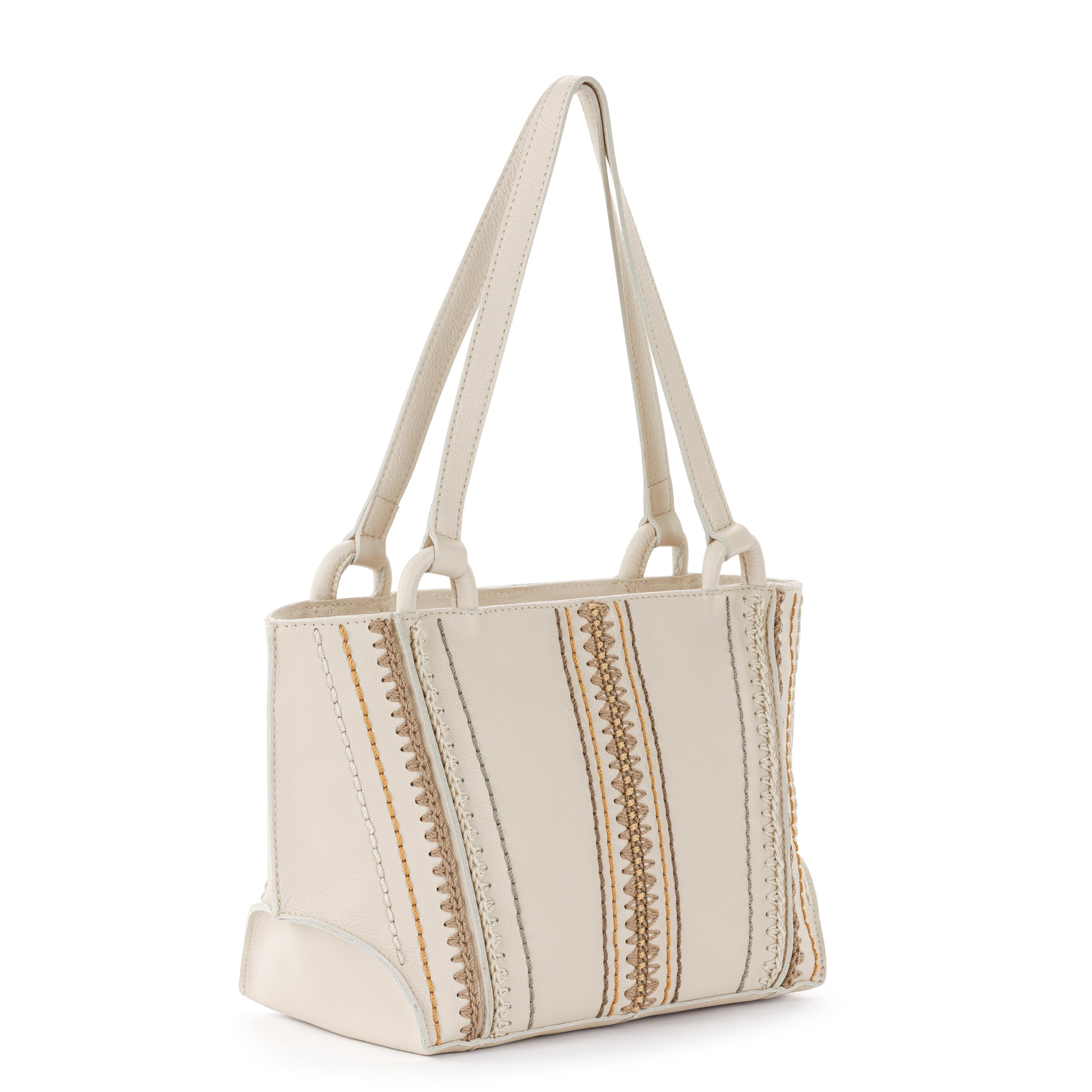 The Sak Los Feliz Satchel - Leather - Stone Neutral Seminyak
