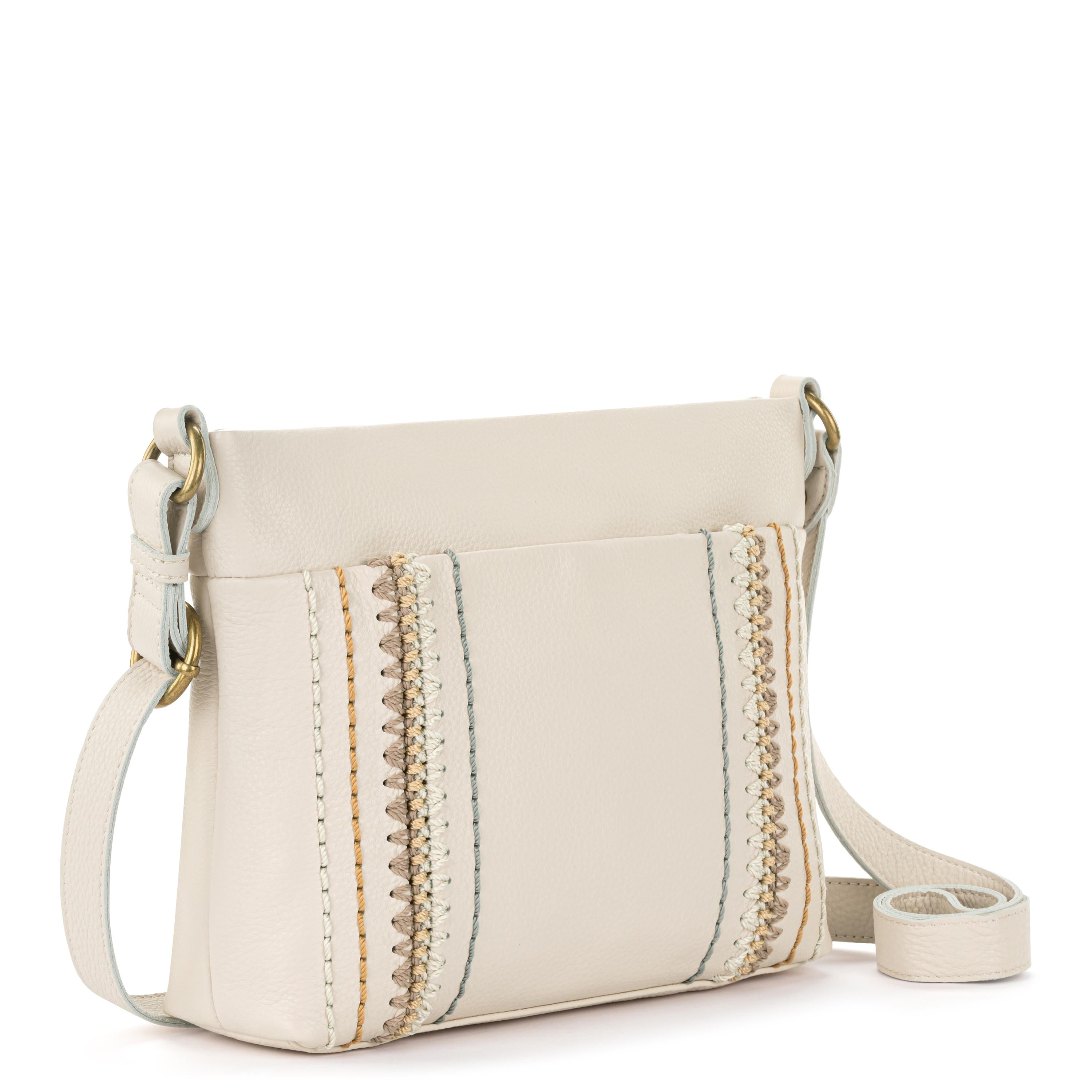 The Sak Melrose Crossbody - Leather - Stone Neutral Seminyak