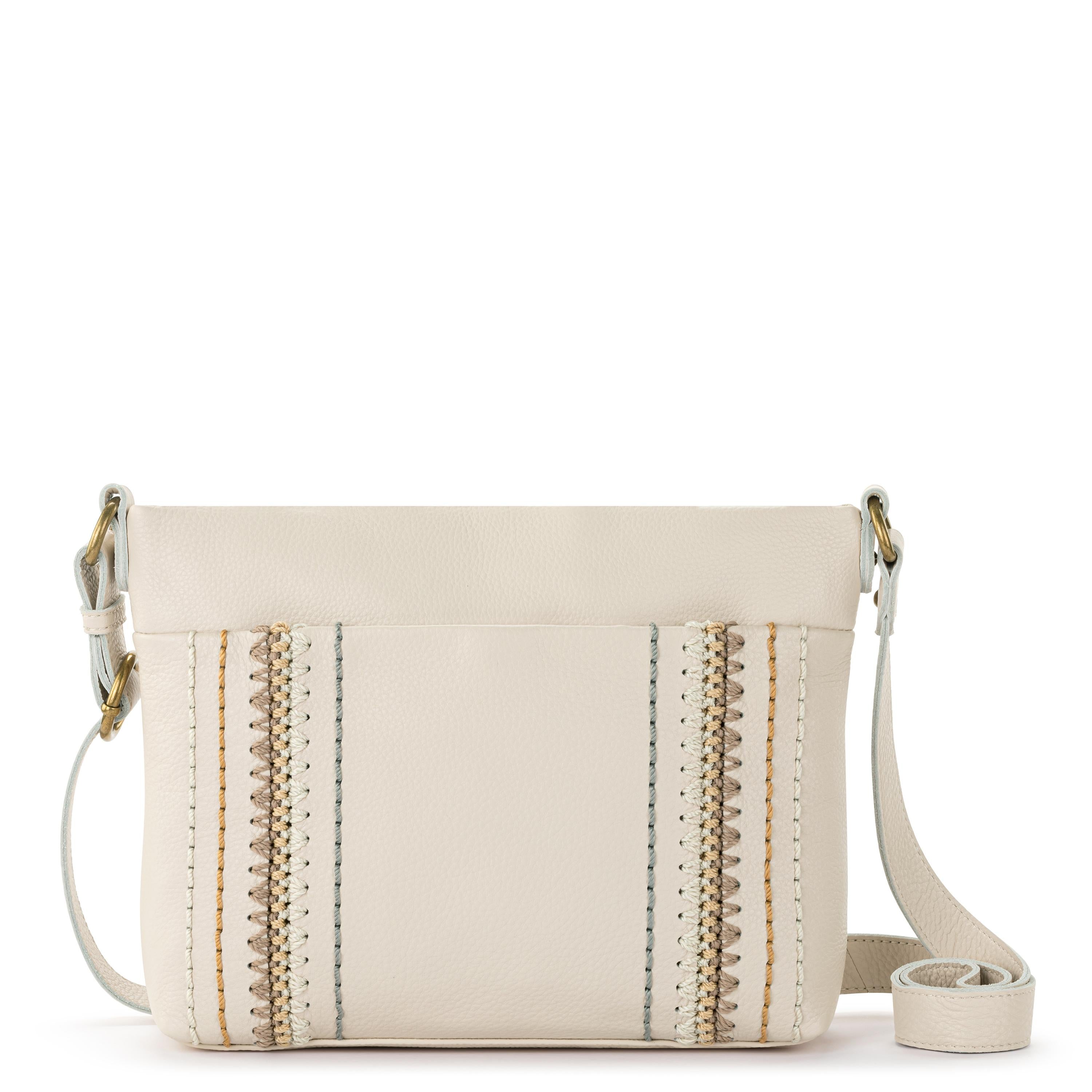 The Sak Melrose Crossbody - Leather - Stone Neutral Seminyak