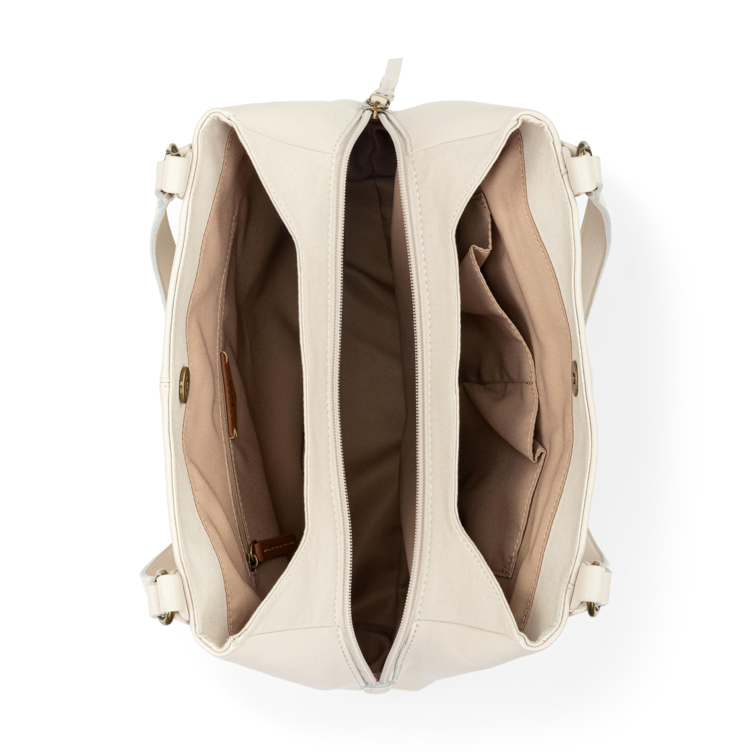 The Sak Melrose Satchel - Leather - Stone Neutral Seminyak