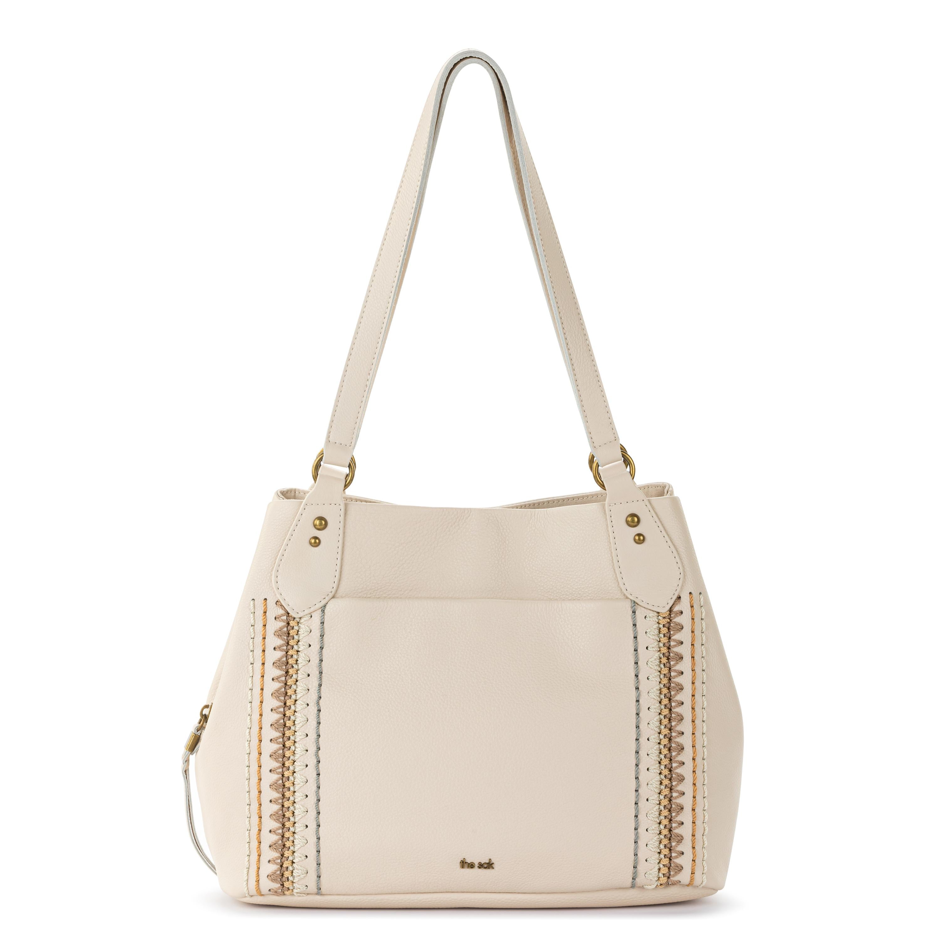The Sak Melrose Satchel - Leather - Stone Neutral Seminyak