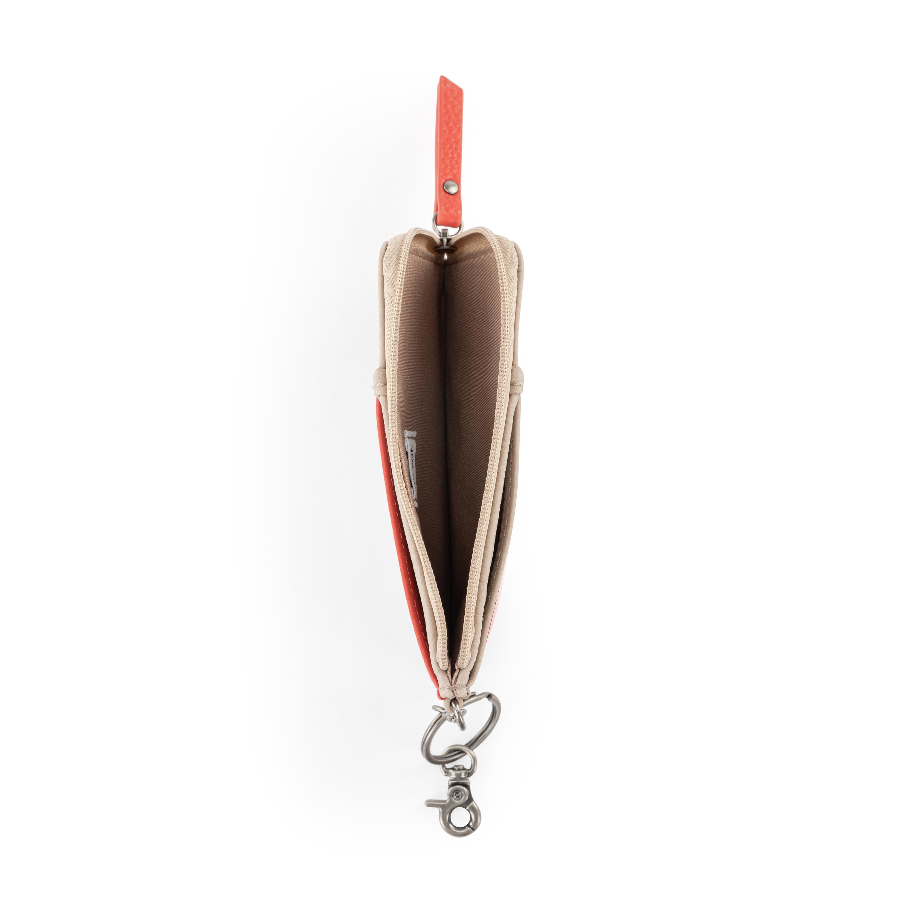 The Sak Iris Card Wallet - Leather - Sand Cayenne Block