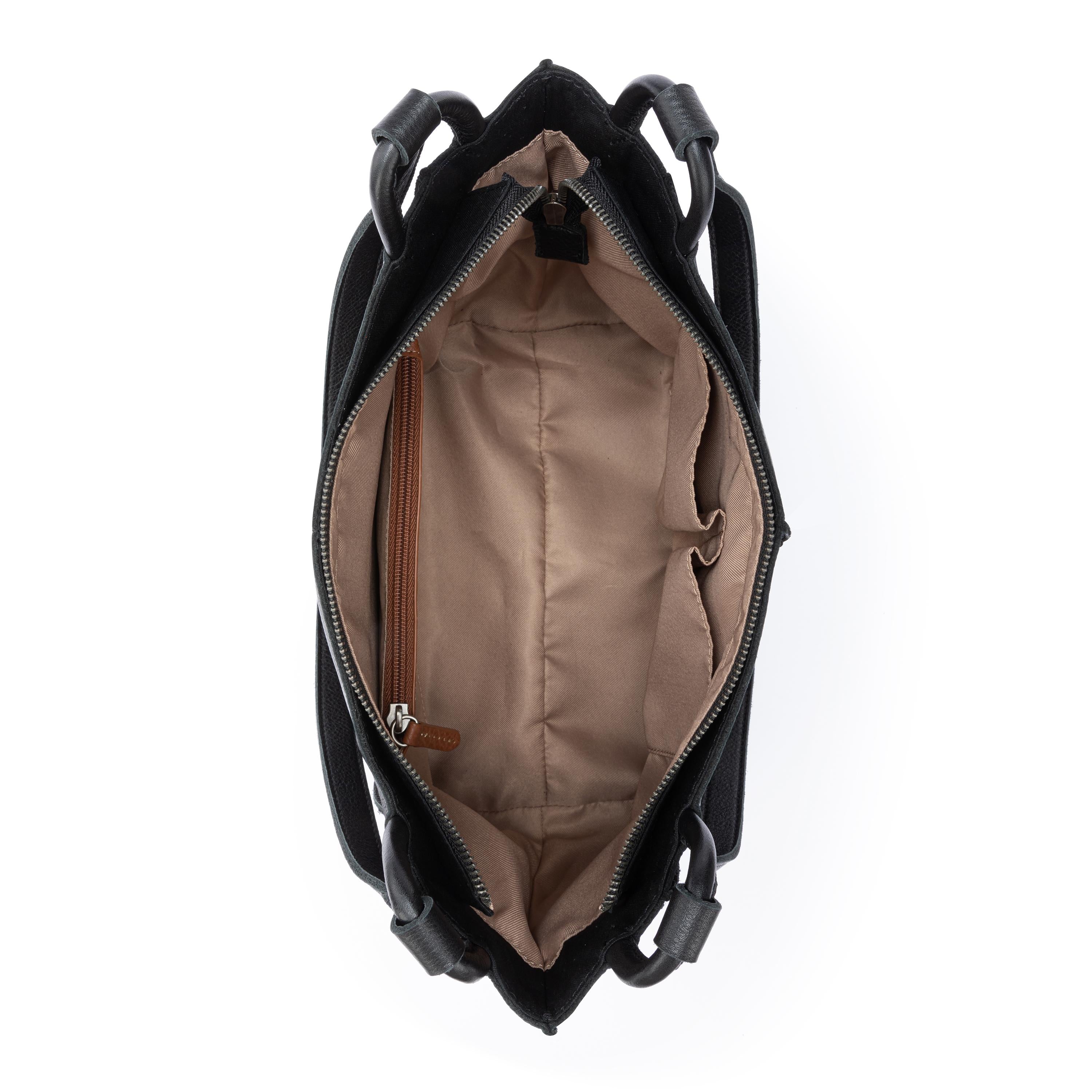 The Sak Los Feliz Satchel - Leather - Black