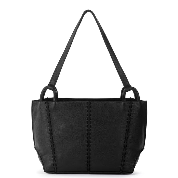 Los Feliz Satchel Bag in Black Leather – The Sak