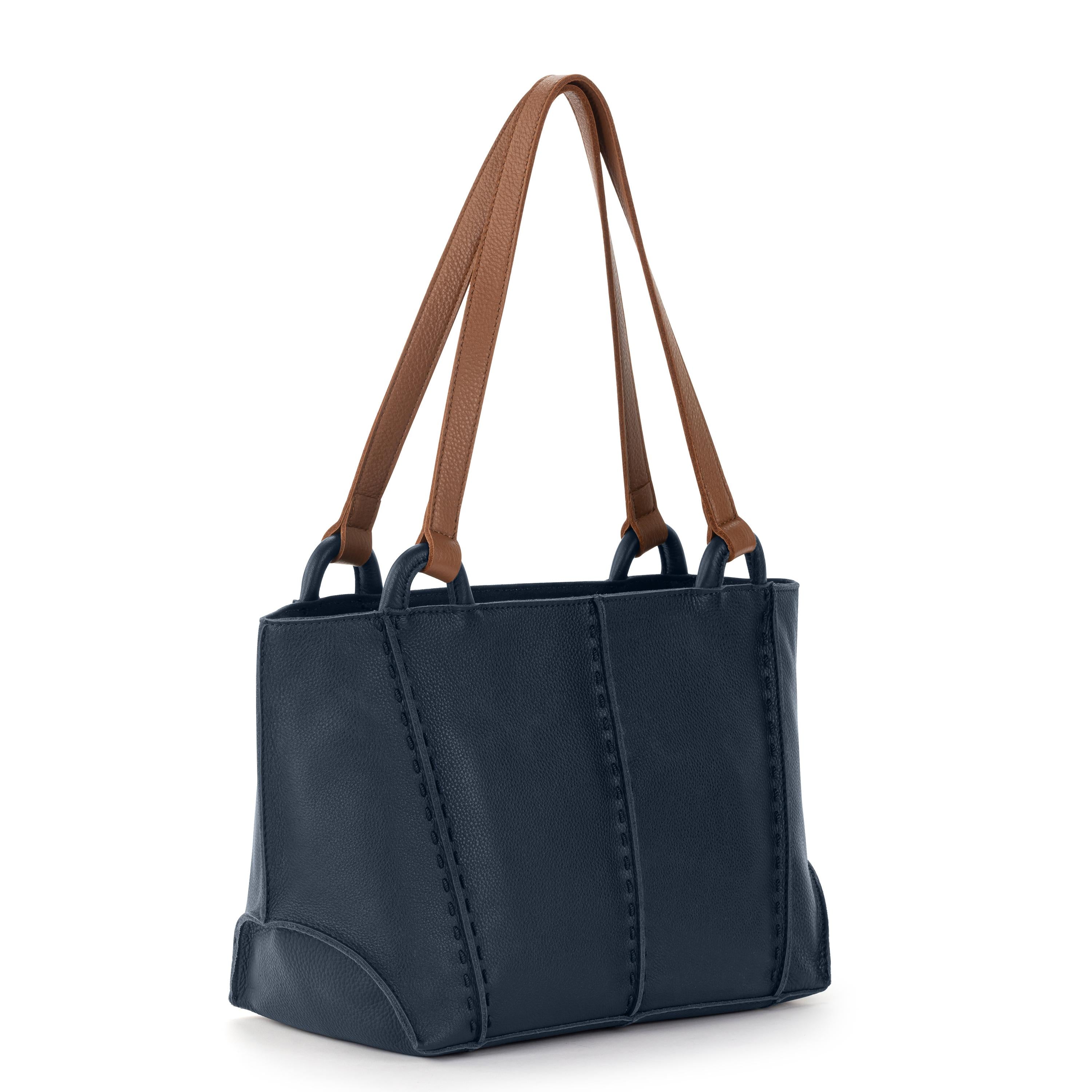 The Sak Los Feliz Satchel - Leather - Indigo