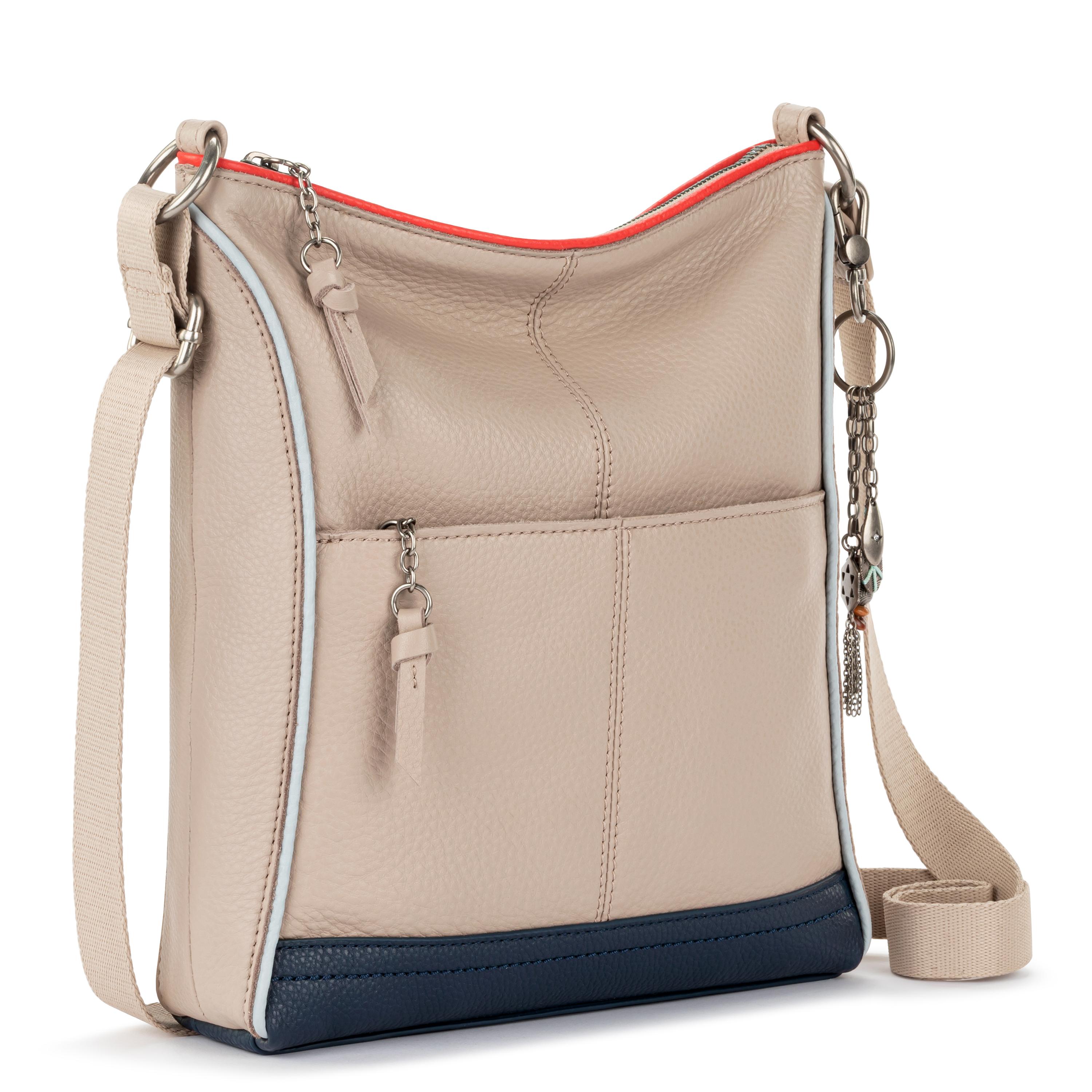 The Sak Lucia Crossbody - Leather - Sand Horizon Block