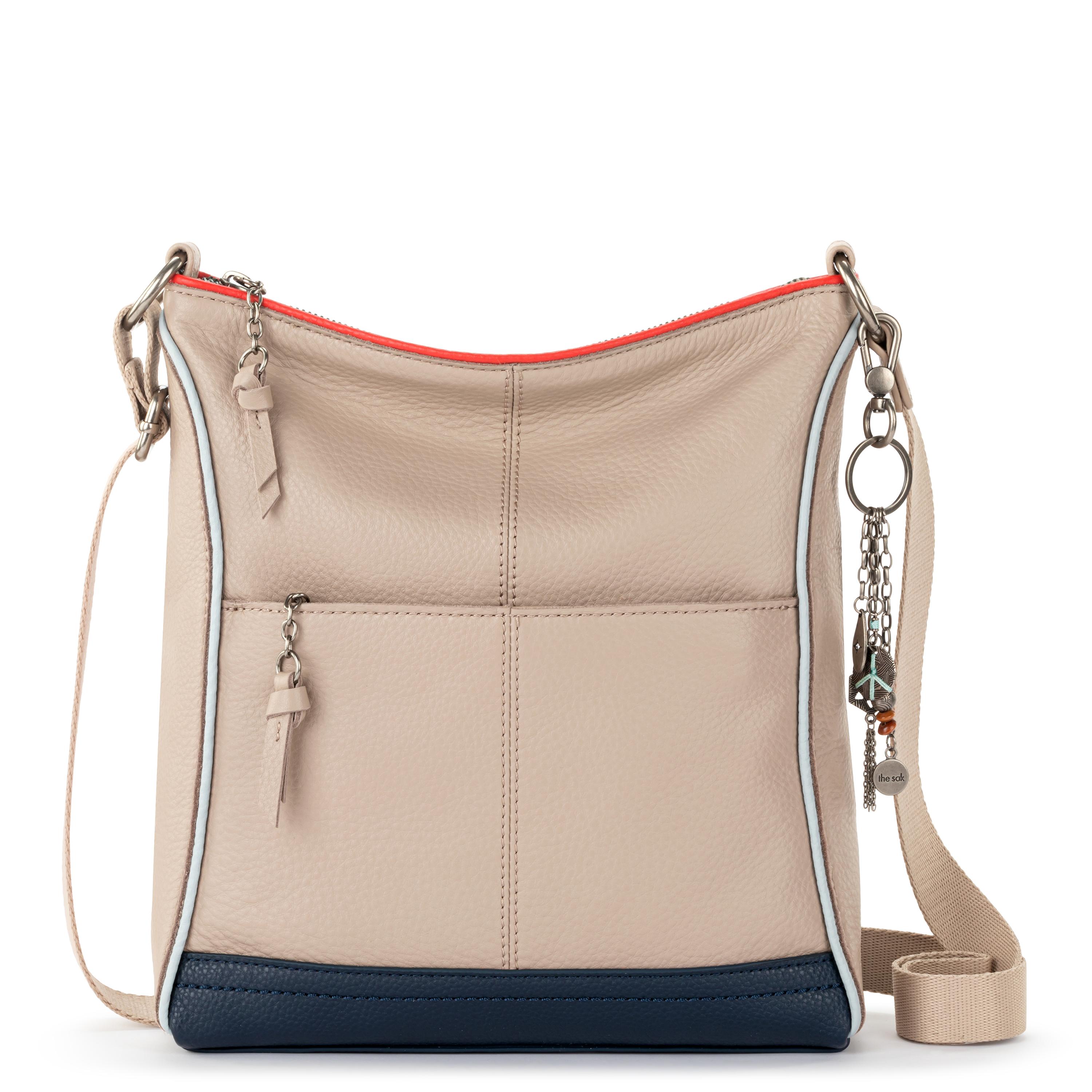 The Sak Lucia Crossbody - Leather - Sand Horizon Block