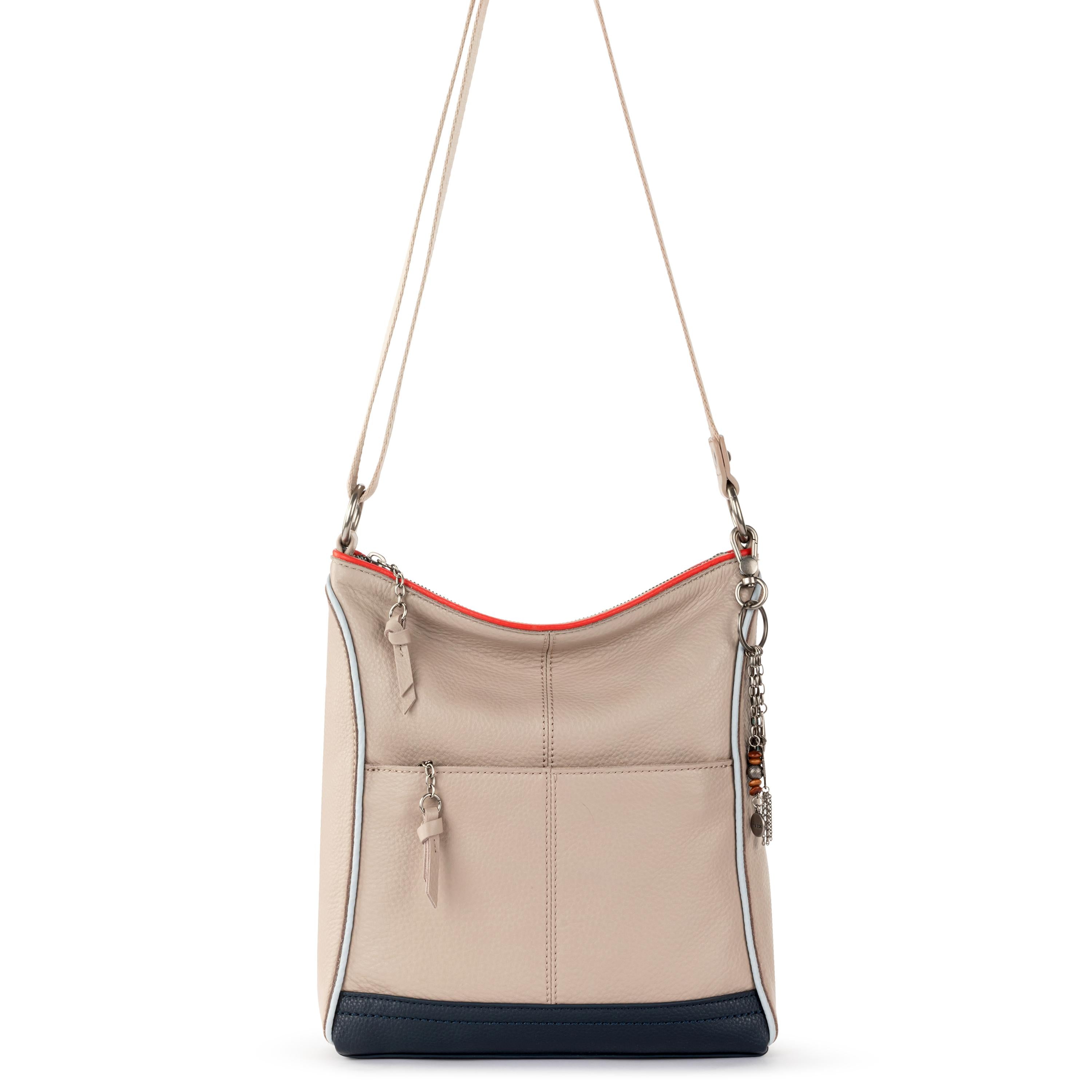 The Sak Lucia Crossbody - Leather - Sand Horizon Block