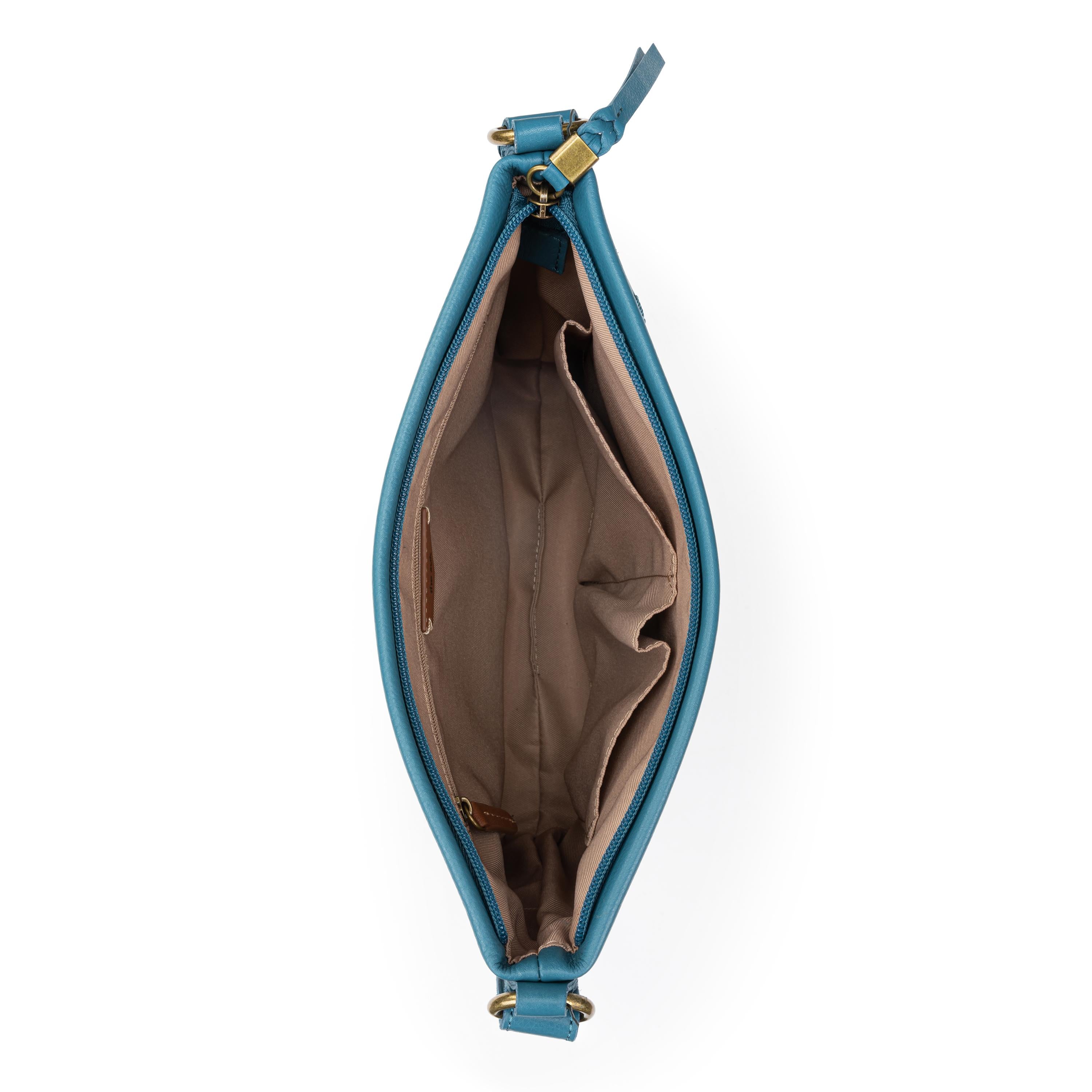 The Sak Melrose Crossbody - Leather - Lagoon
