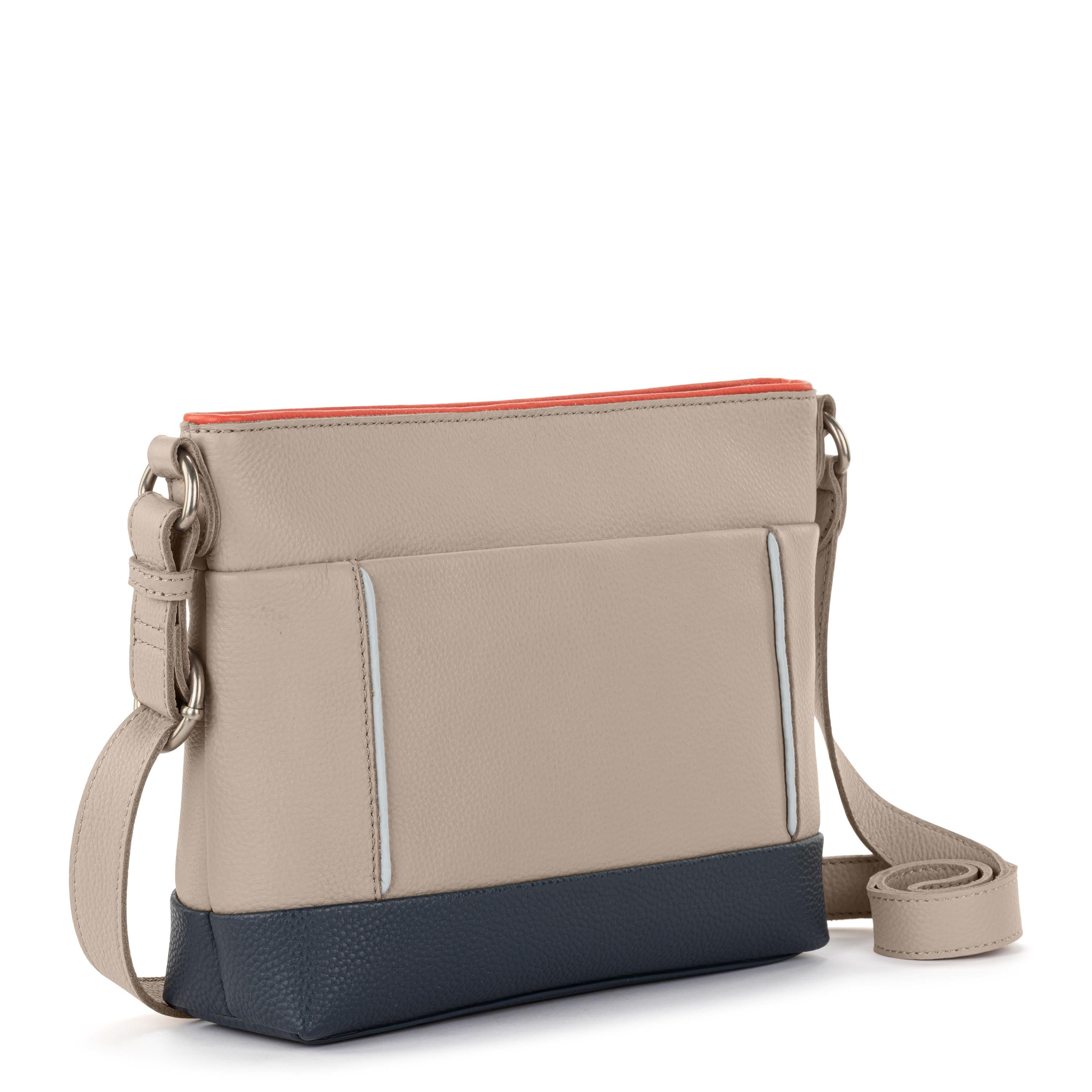 The Sak Melrose Crossbody - Leather - Sand Horizon Block