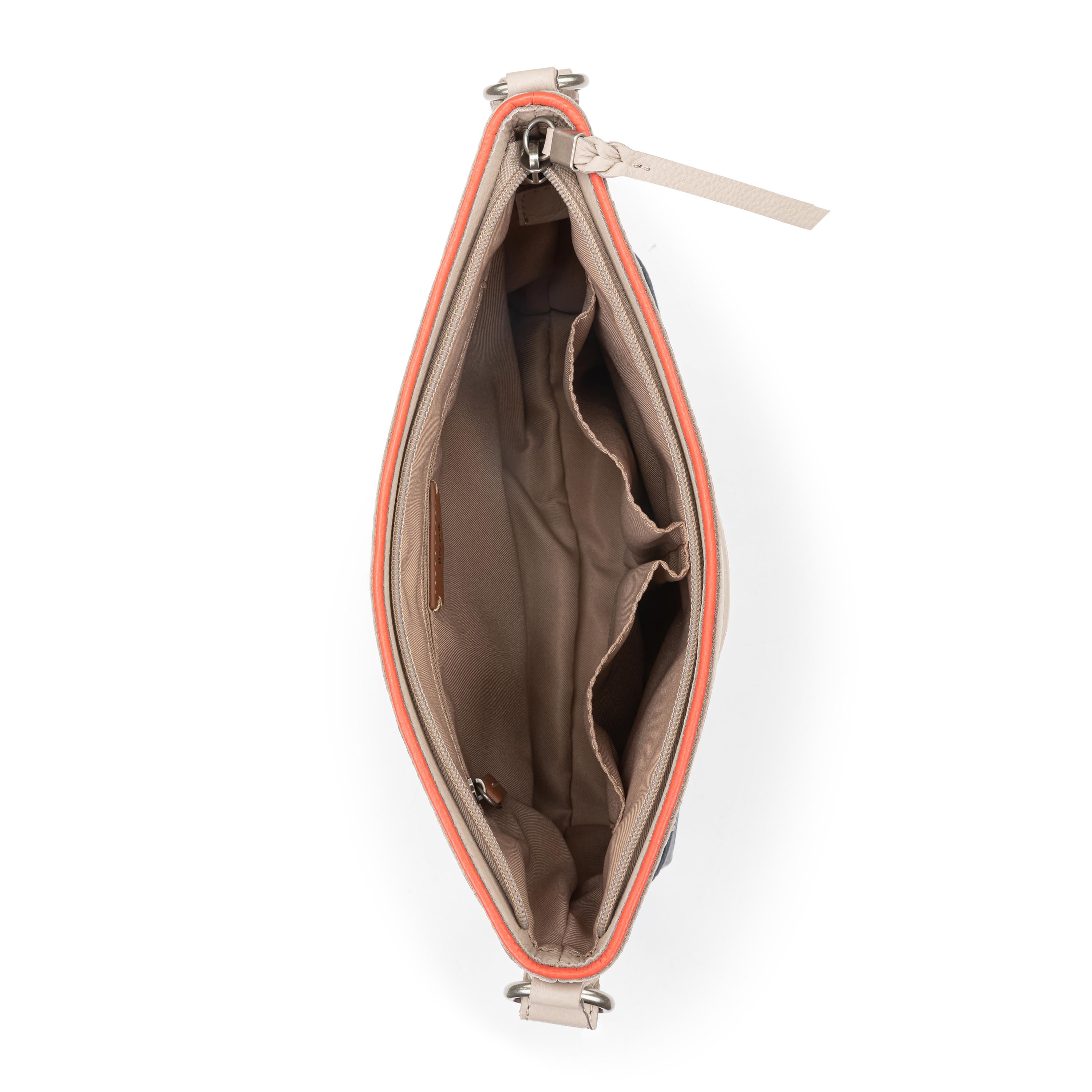 The Sak Melrose Crossbody - Leather - Sand Horizon Block