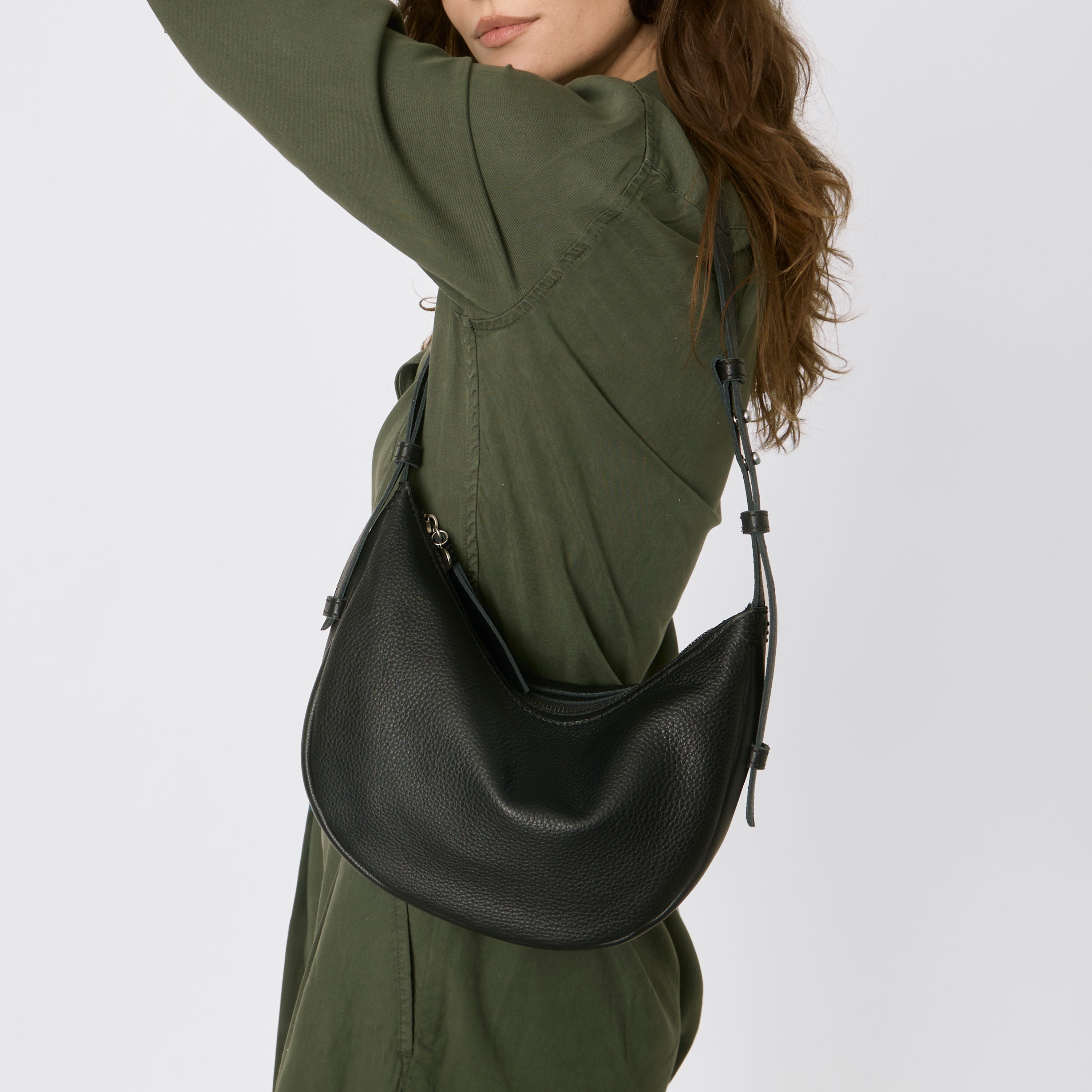 The Sak Tess Shoulder Bag - Leather - Cayenne
