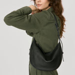 The Sak Tess Shoulder Bag - Leather - Black