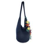 The Sak 120 Hobo - Hand Crochet - Denim Ocean