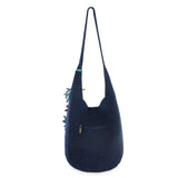 The Sak 120 Hobo - Hand Crochet - Denim Ocean