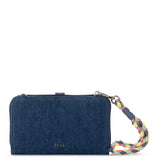 The Sak Iris Large Smartphone Crossbody - |Denim - Reef Seascape Embroidery|