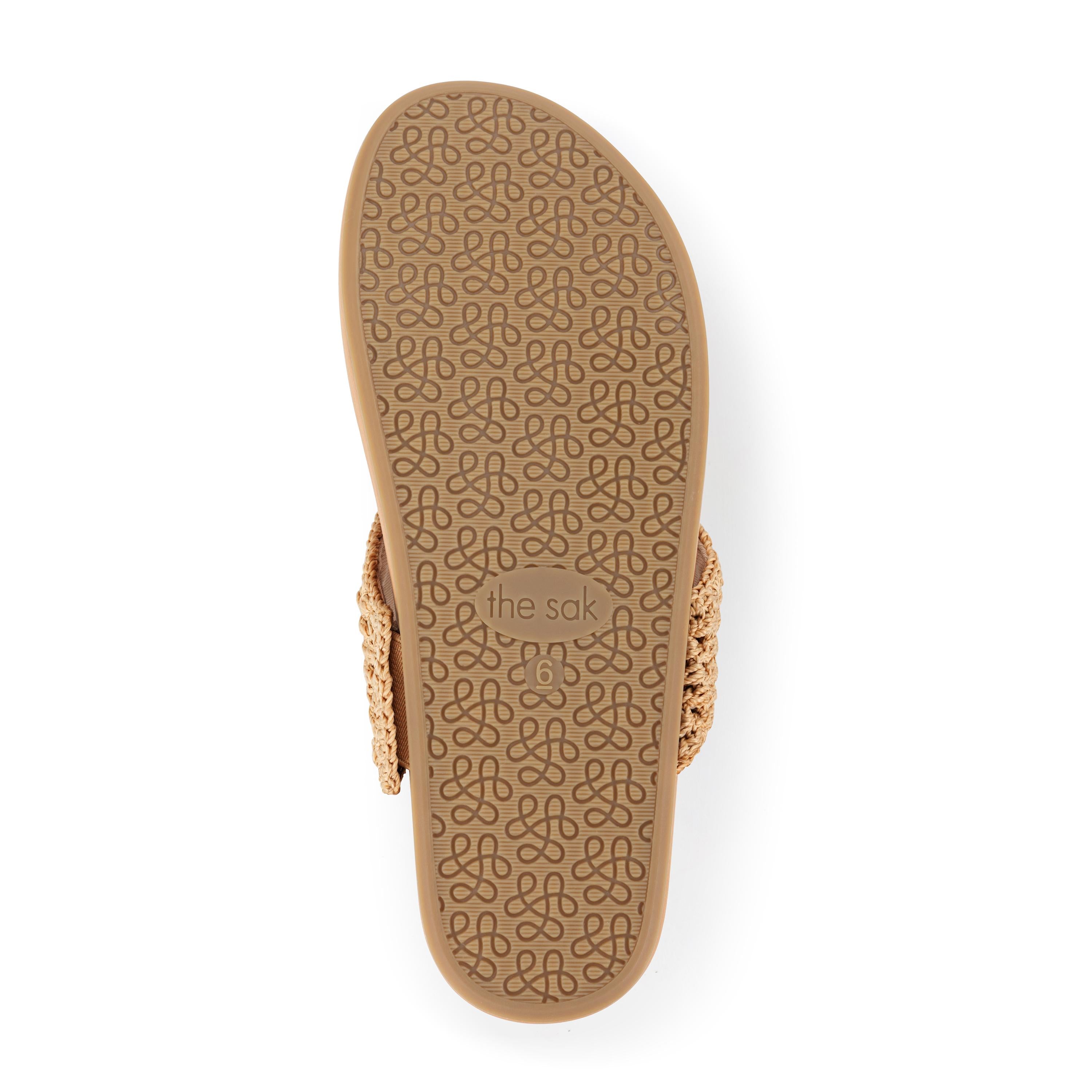 The Sak Everly Sandal - Hand Crochet - Bamboo Medallion