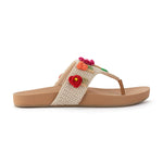 The Sak Everly Sandal - Hand Crochet - Flower Ecru