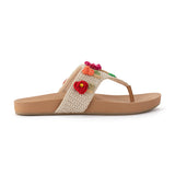 The Sak Everly Sandal - Hand Crochet - Flower Ecru