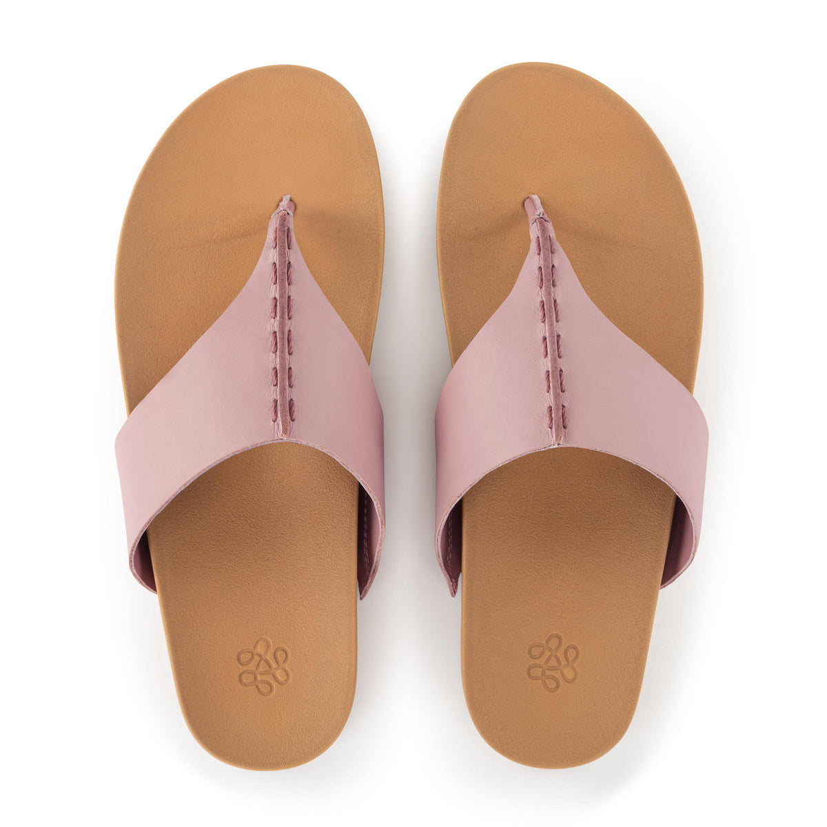 Everly Sandal in Rosewood Leather