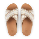 The Sak Penelope Sandal - Leather - Stone Neutral Seminyak