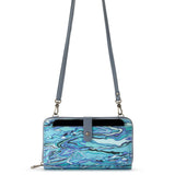Sakroots Iris Large Smartphone Crossbody - |Canvas - Reef Water Nation|