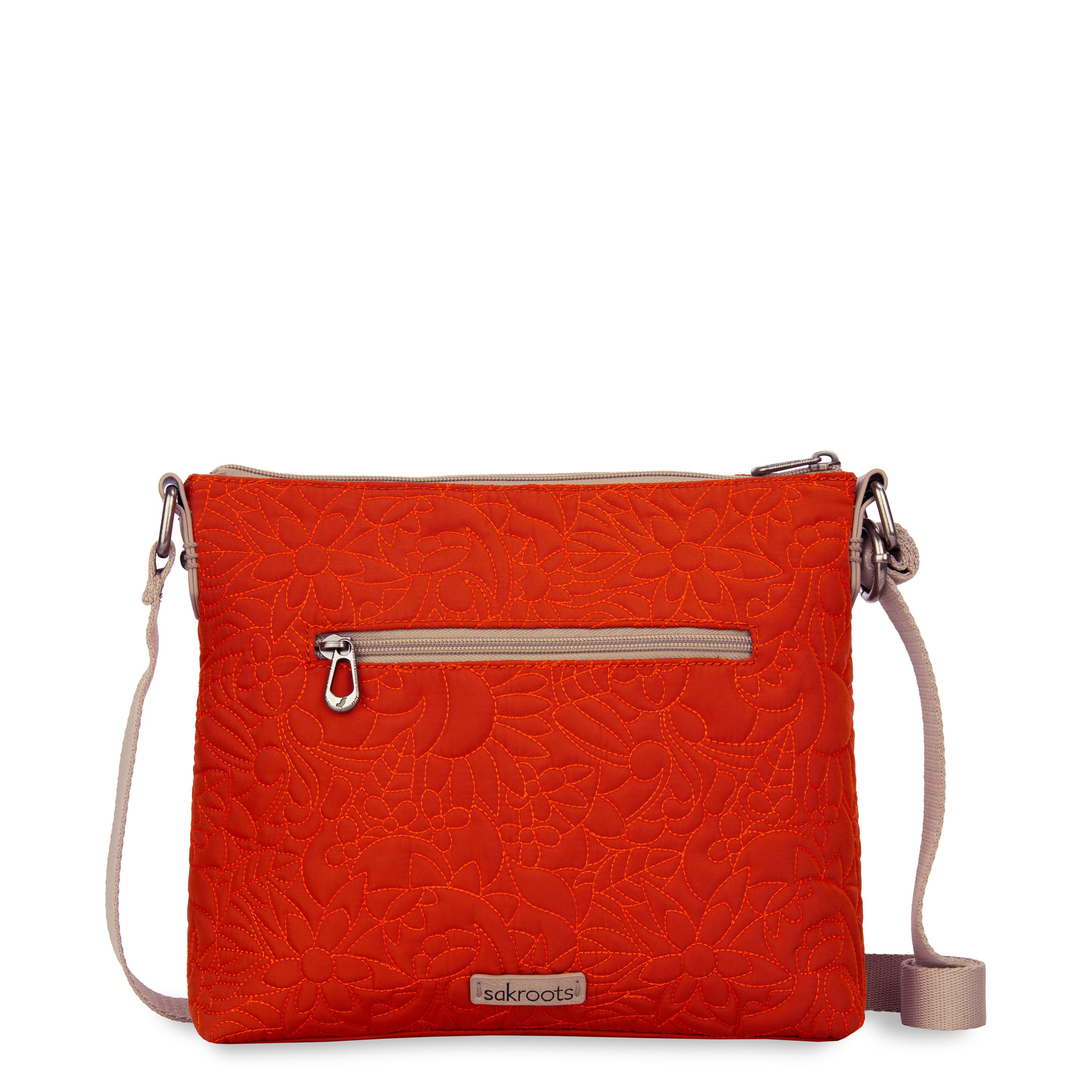 Sakroots Basic Crossbody - EcoTwill - Cayenne Spirit Desert Quilted
