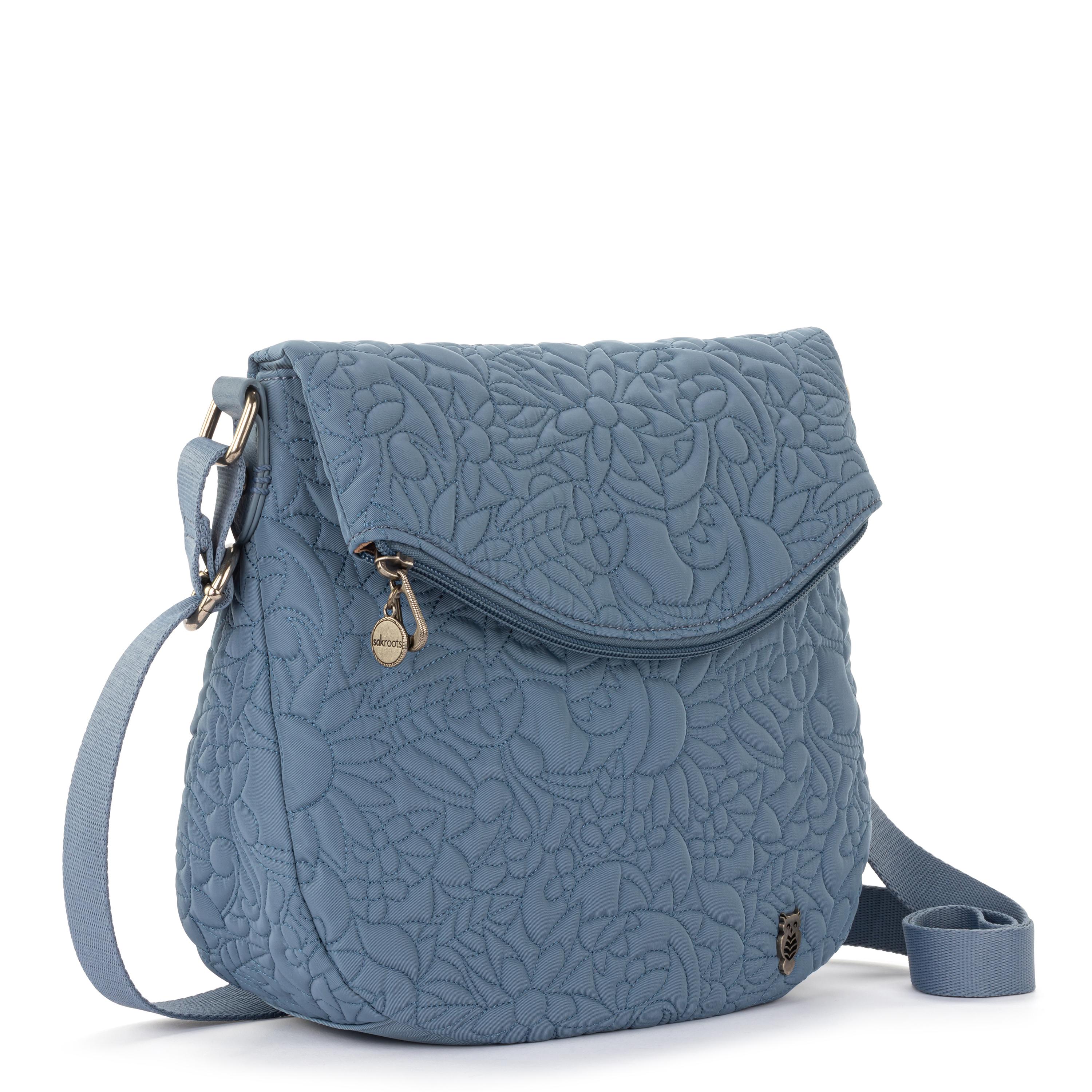 Sakroots Foldover Crossbody - EcoTwill - Maritime Spirit Desert Quilted
