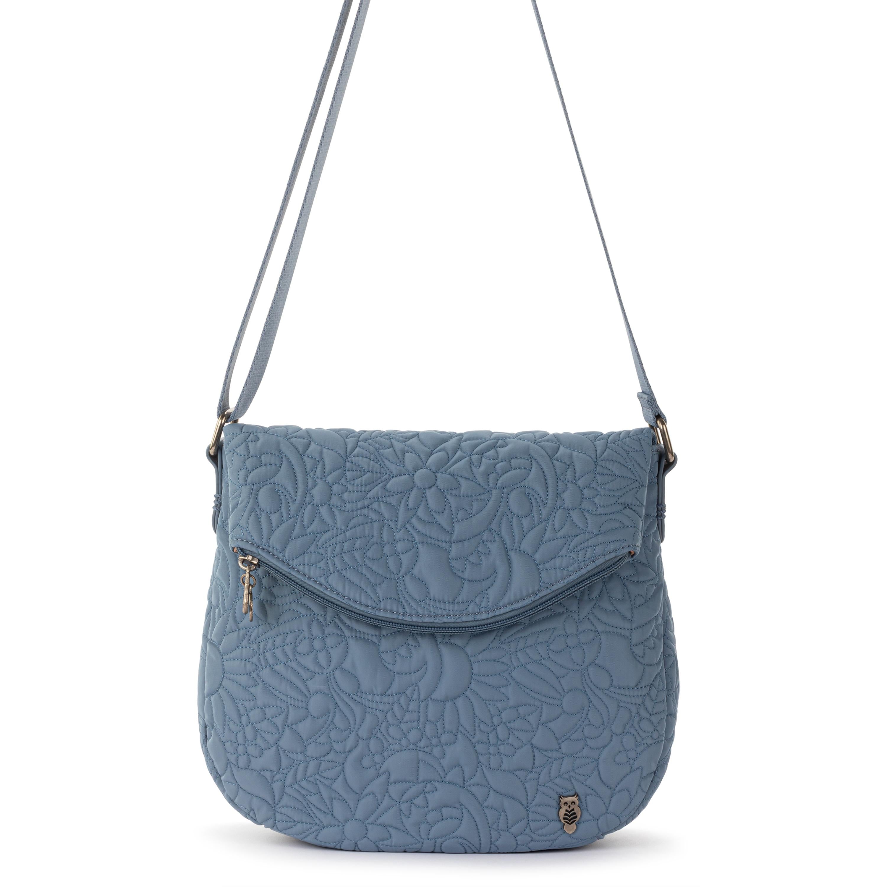 Sakroots Foldover Crossbody - EcoTwill - Maritime Spirit Desert Quilted