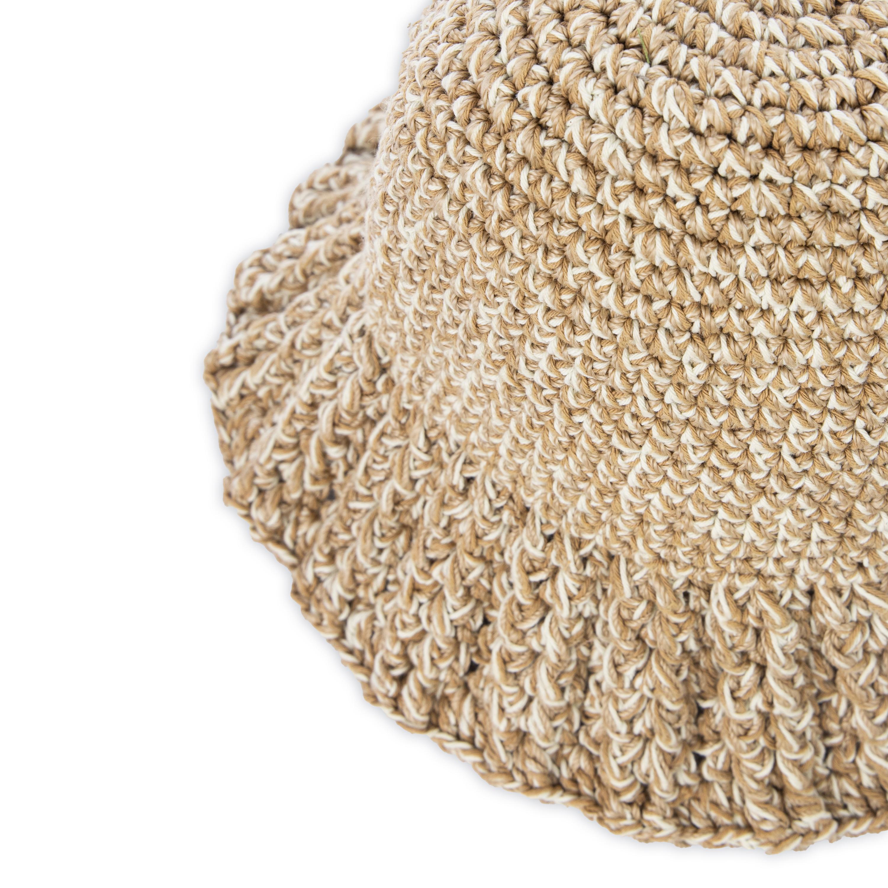 The Sak Lanie Bucket Hat - Hand Crochet - Bamboo Static