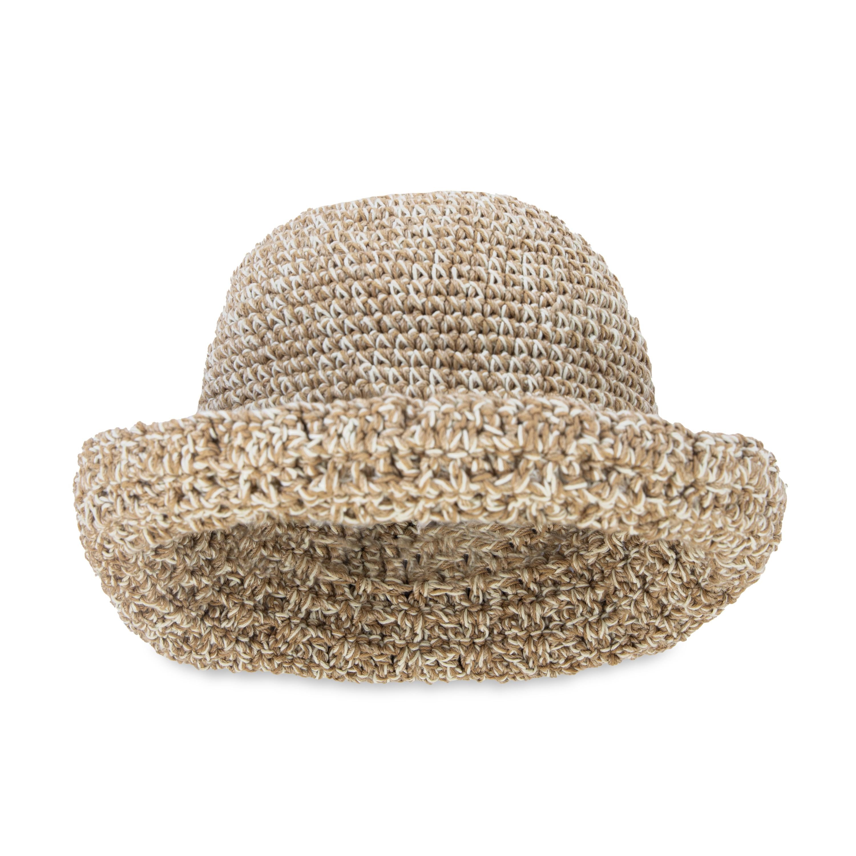 The Sak Lanie Bucket Hat - Hand Crochet - Bamboo Static