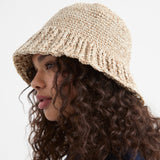 The Sak Lanie Bucket Hat - Hand Crochet - Bamboo Static