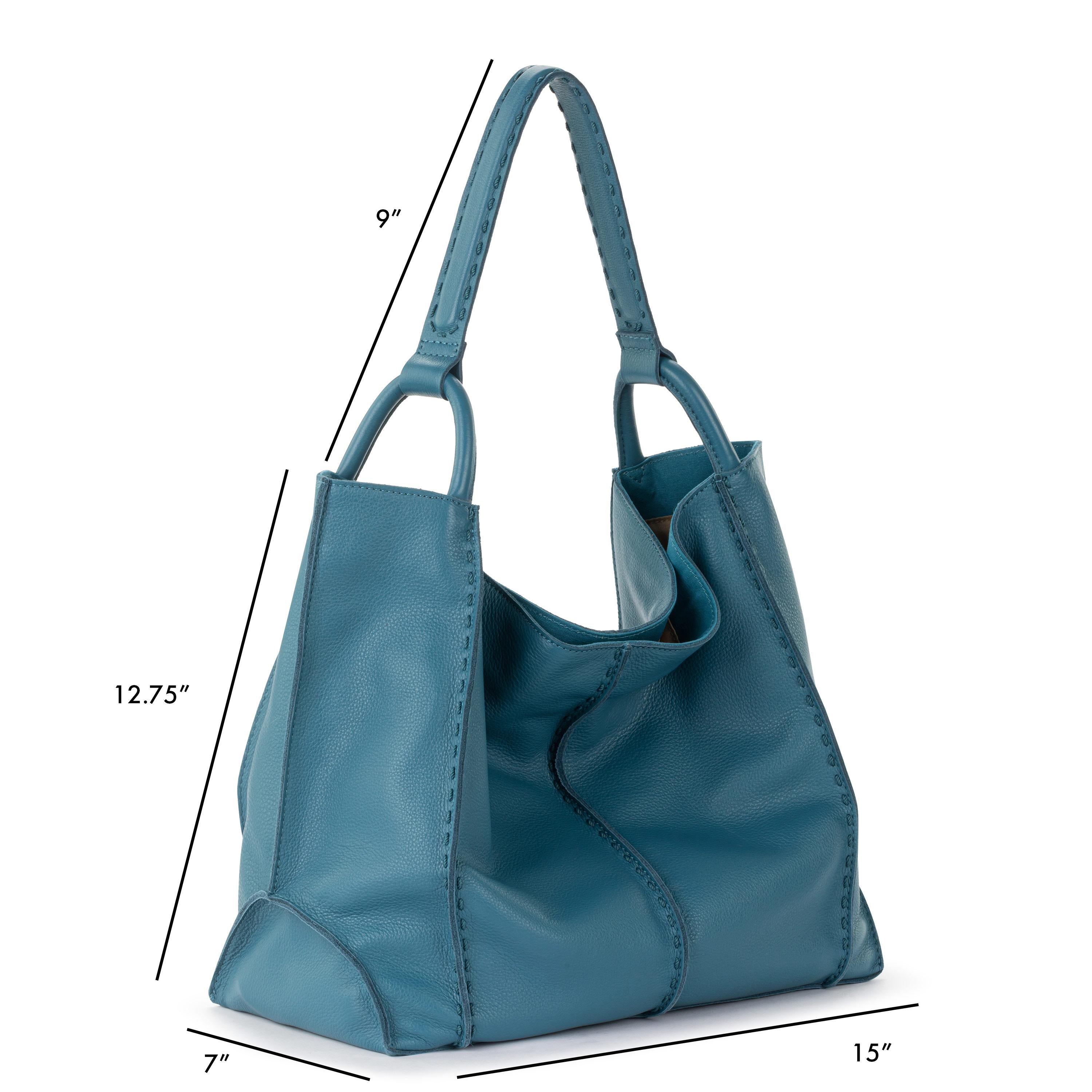 The Sak Los Feliz Large Tote - Leather - Lagoon