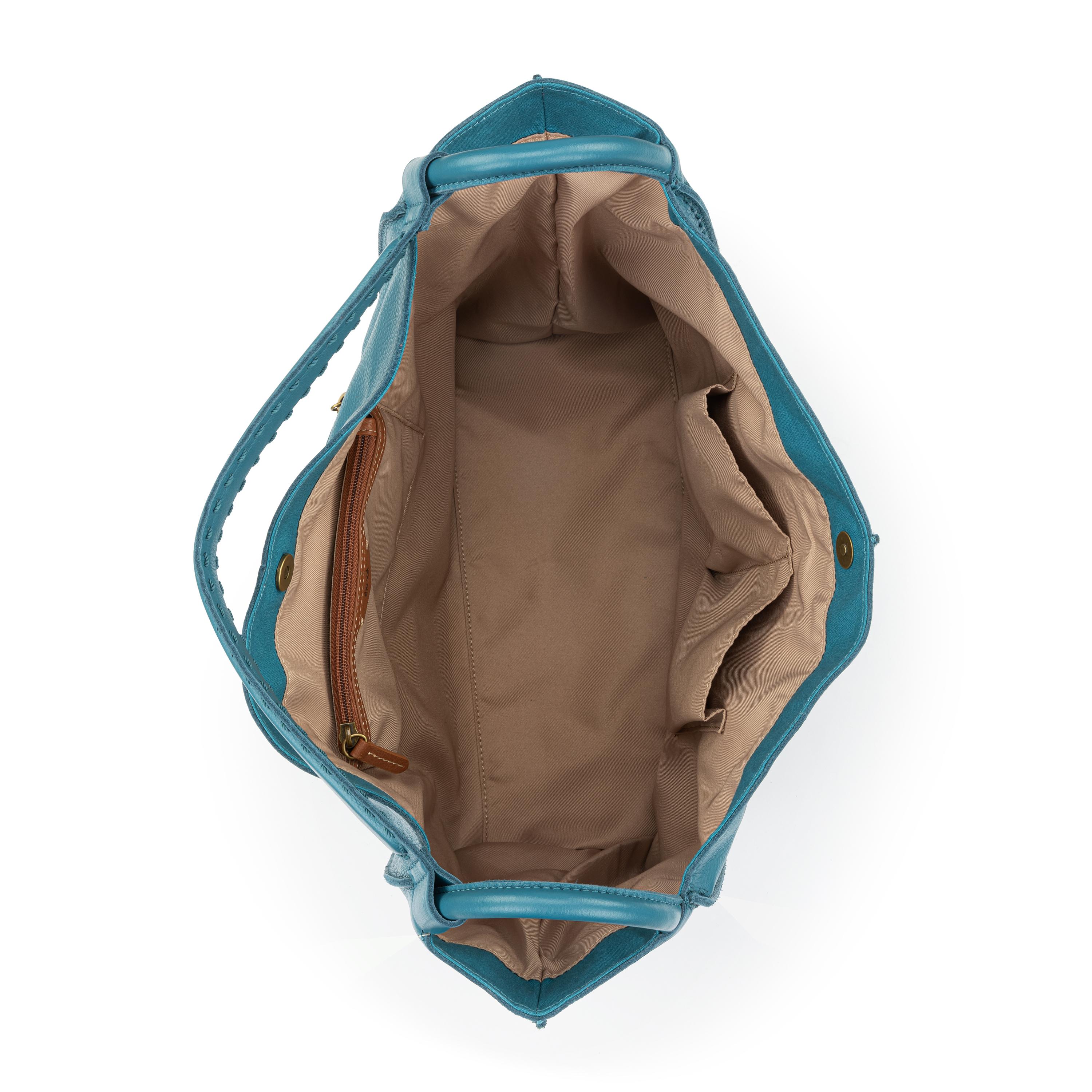 The Sak Los Feliz Large Tote - Leather - Lagoon