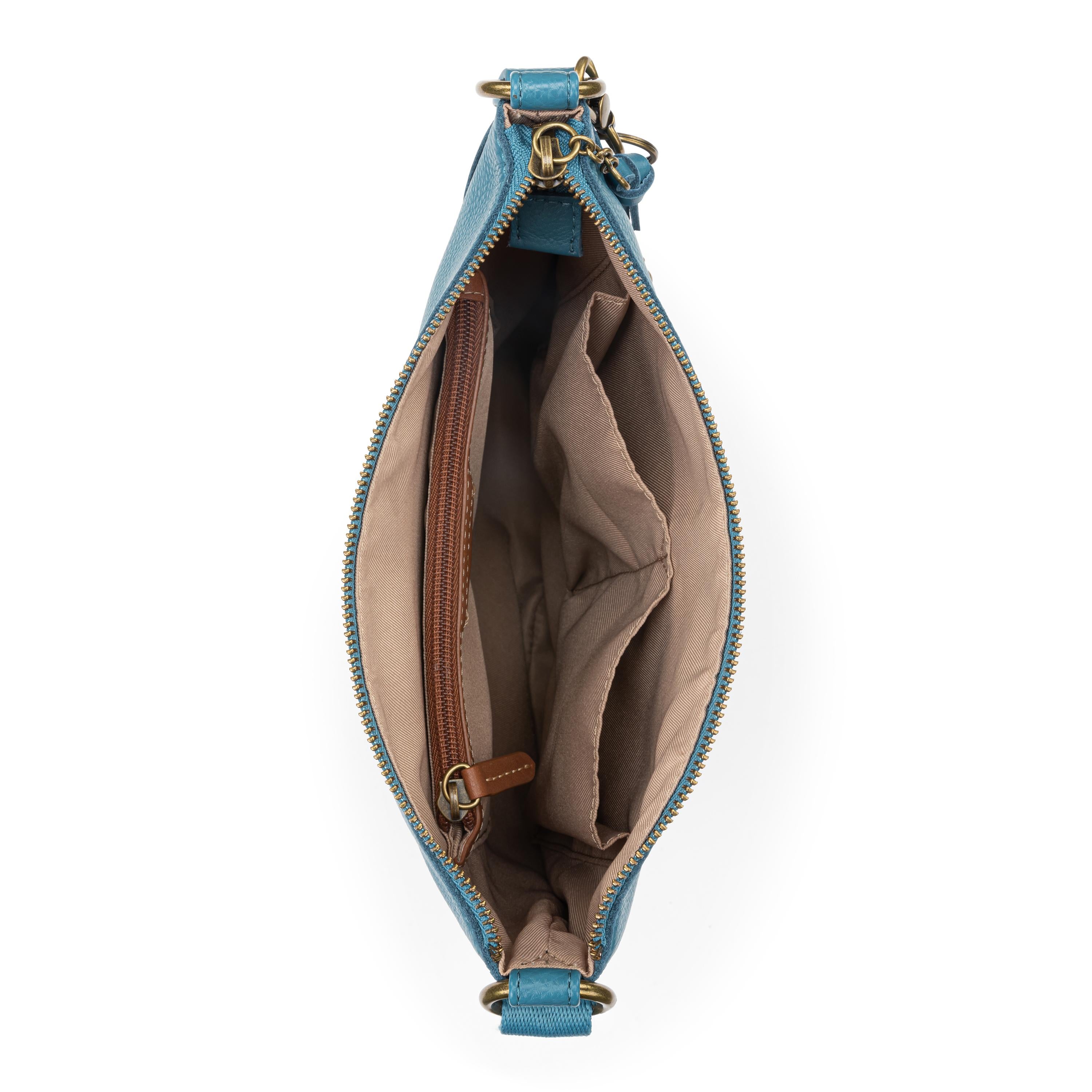 The Sak Lucia Crossbody - Leather - Lagoon Stitch