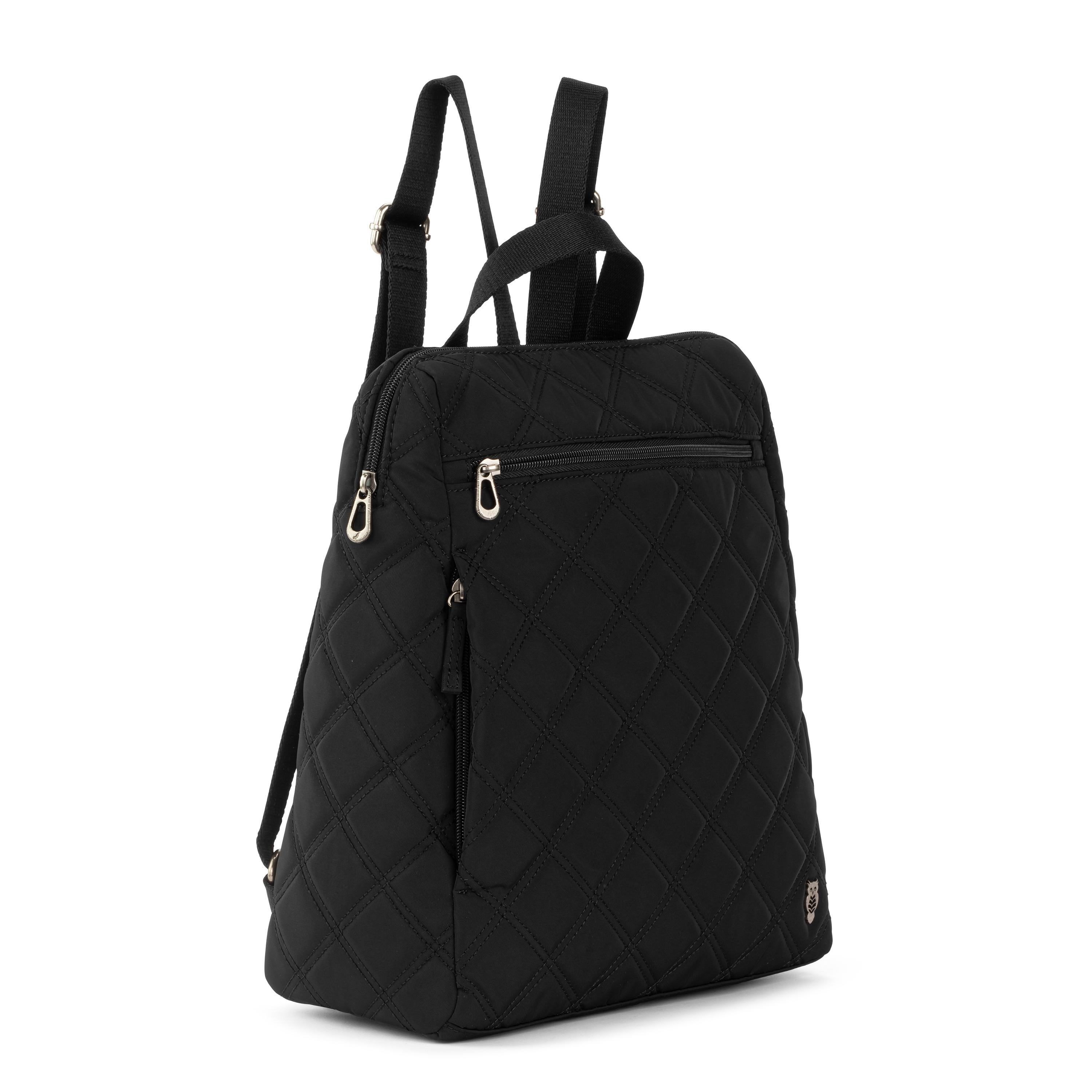 Sakroots Arlo Backpack - EcoTwill - Black Diamond Quilted
