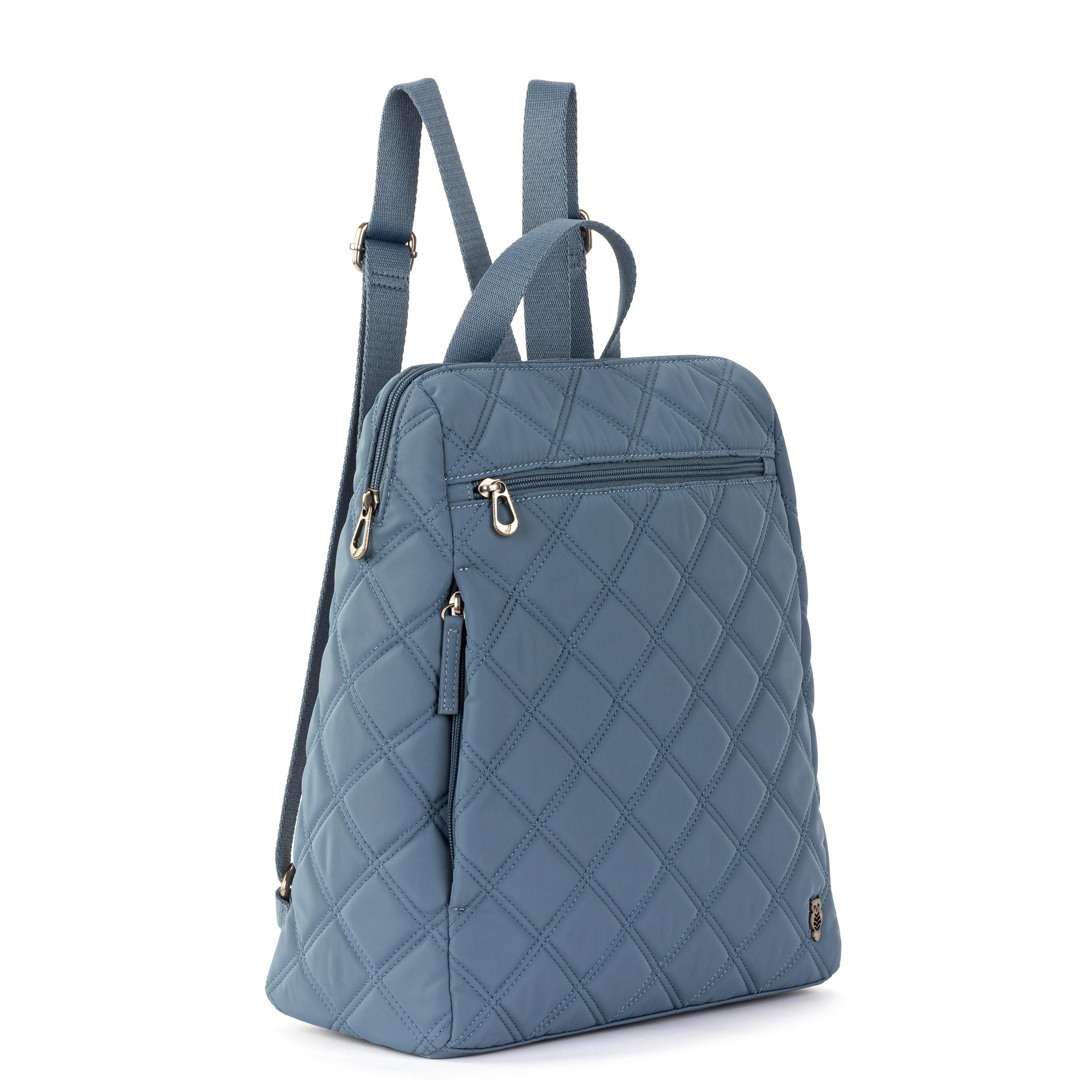 Sakroots Arlo Backpack - EcoTwill - Maritime Diamond Quilted