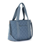 Sakroots Arlo Large Tote - EcoTwill - Maritime Diamond Quilted