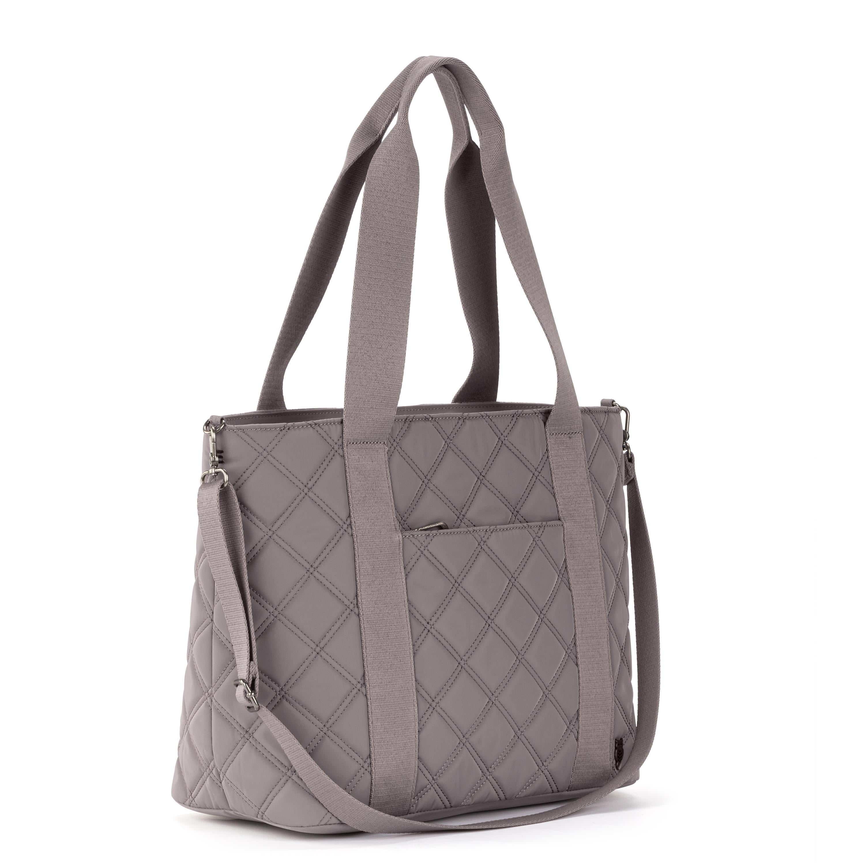 Sakroots Arlo Large Tote - EcoTwill - Mushroom Diamond Quilted