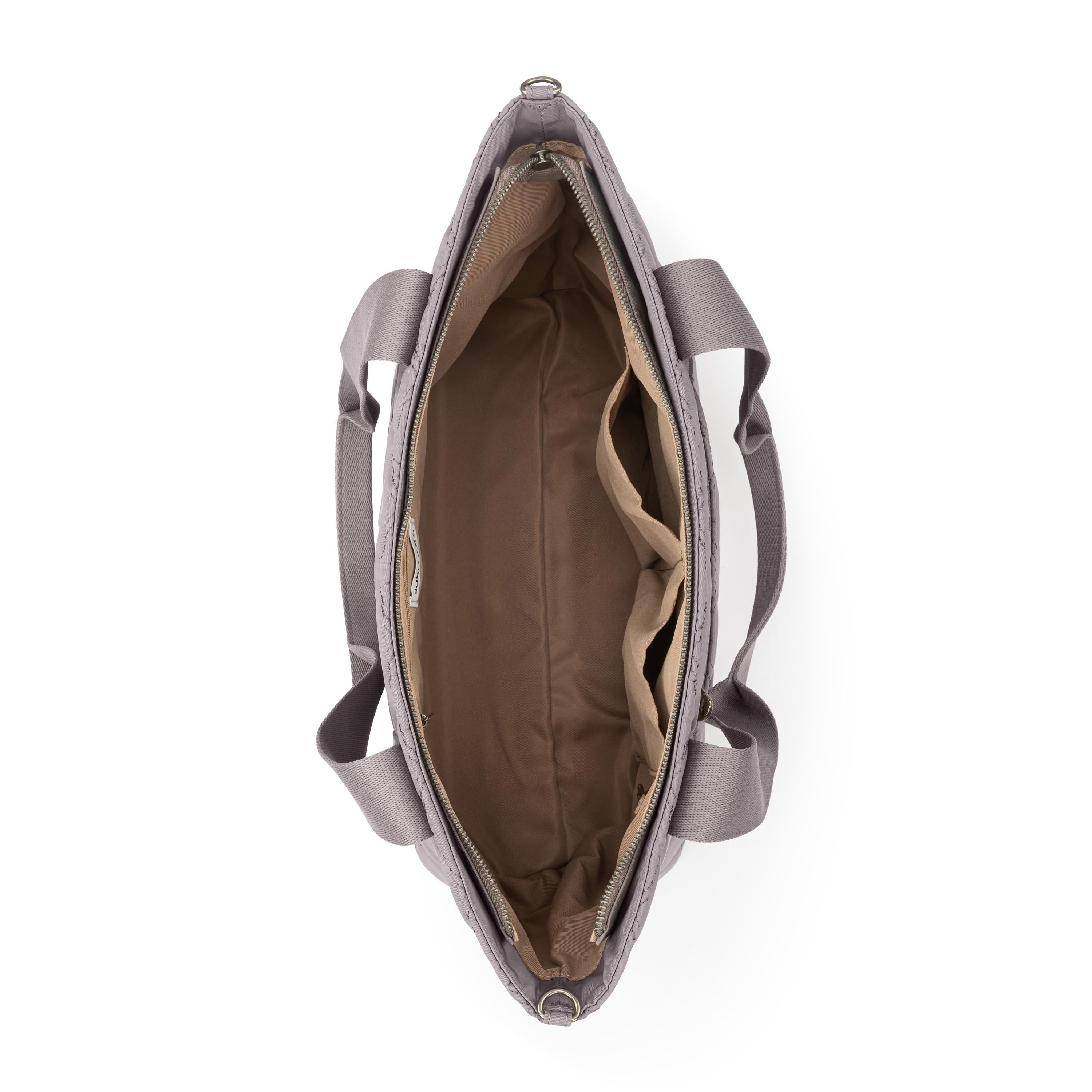 Sakroots Arlo Large Tote - EcoTwill - Mushroom Diamond Quilted