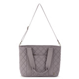 Sakroots Arlo Large Tote - EcoTwill - Mushroom Diamond Quilted
