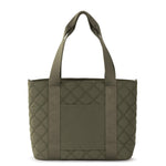 Sakroots Arlo Large Tote - EcoTwill - Olive Diamond Quilted