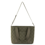Sakroots Arlo Large Tote - EcoTwill - Olive Diamond Quilted