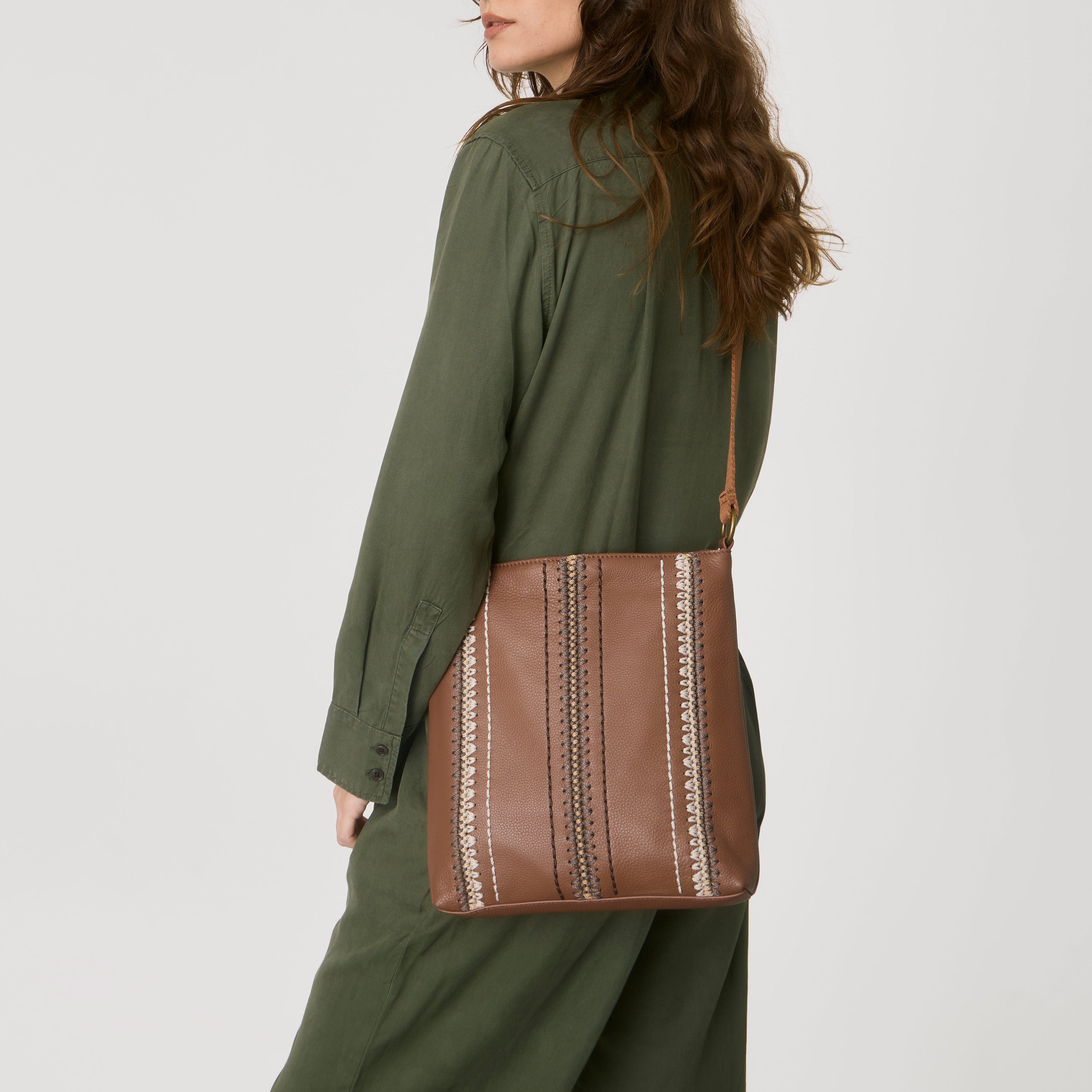 The Sak Lucia Crossbody - Leather - Tobacco Neutral Seminyak