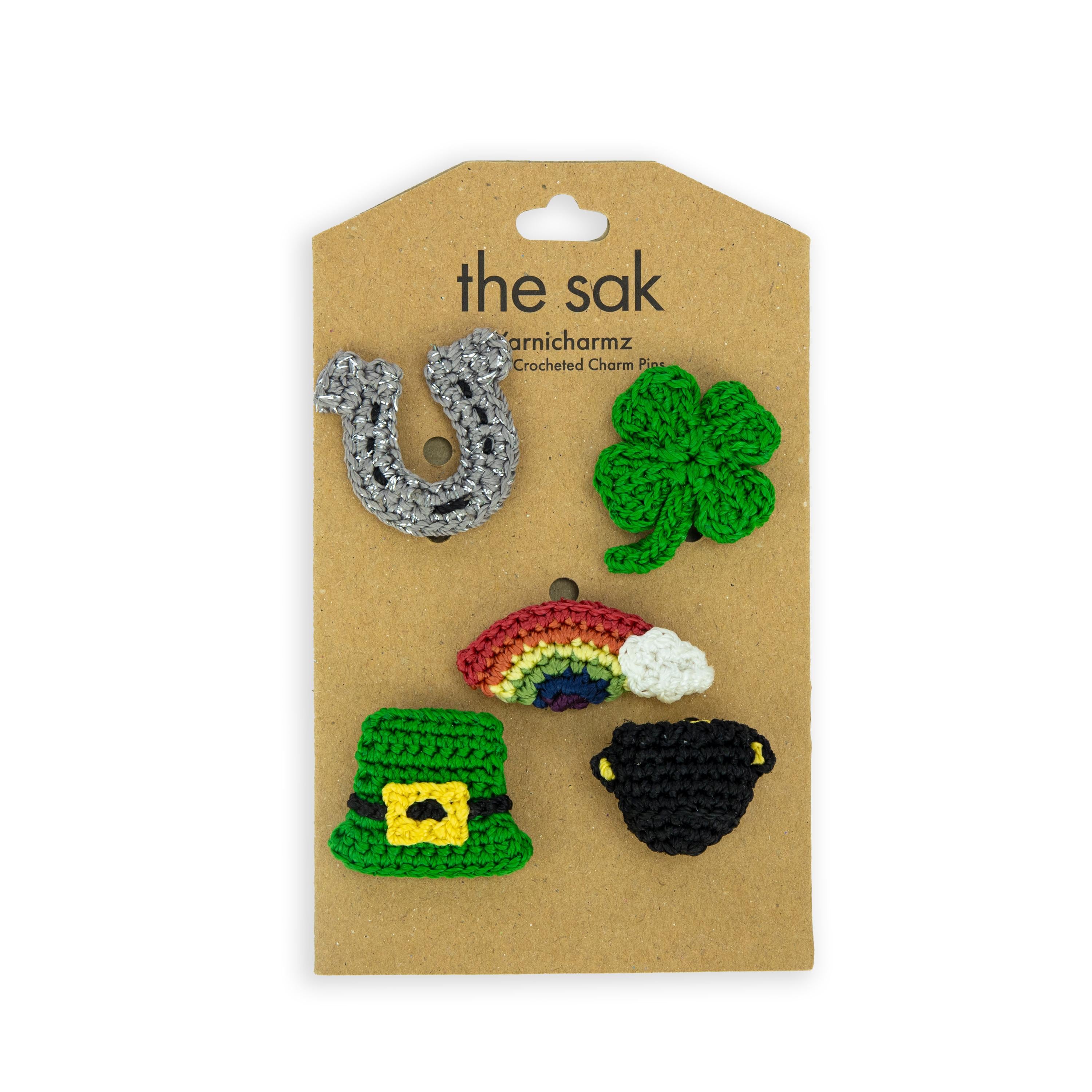 The Sak Yarnicharmz 5 Pack - Hand Crochet - St Pattys