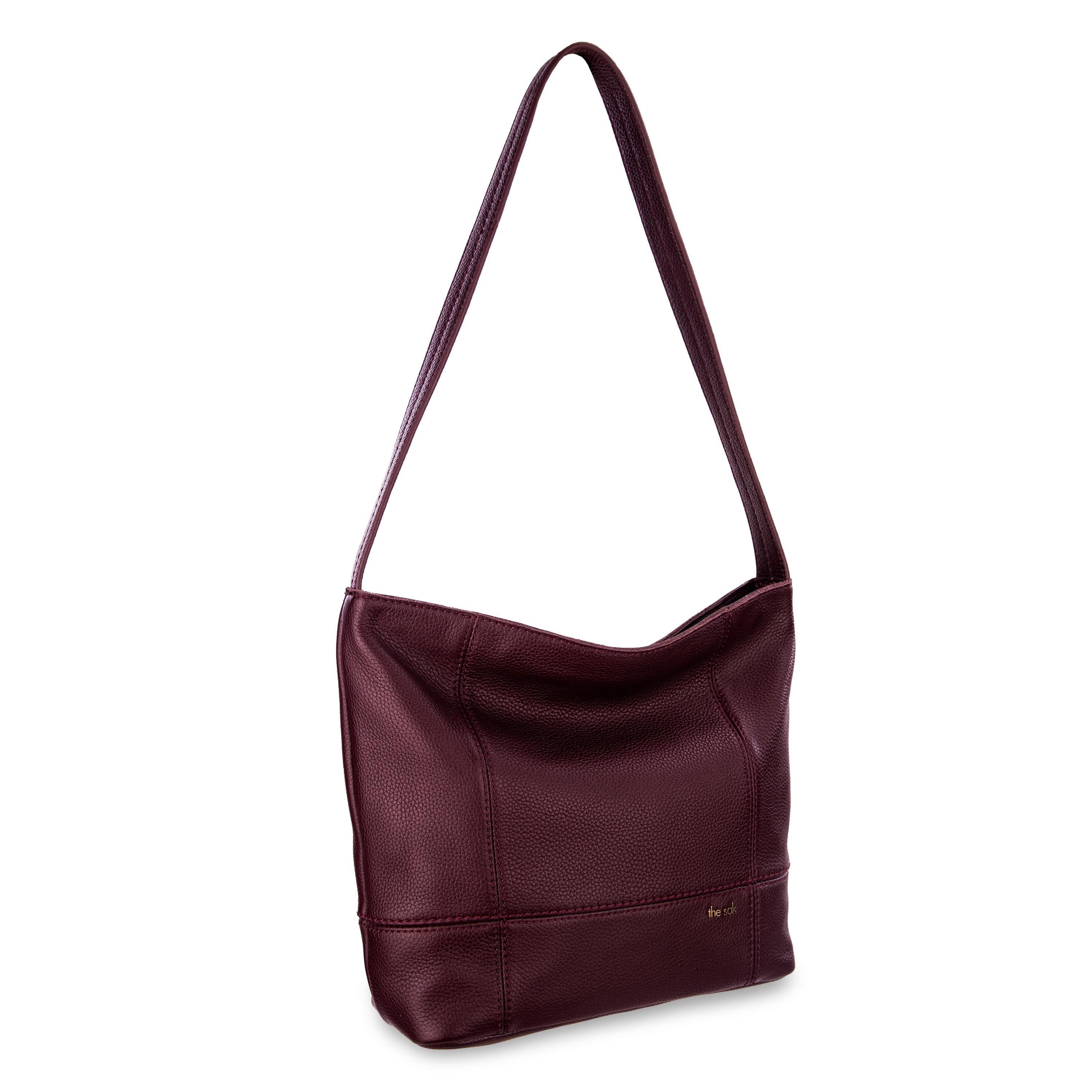 The Sak De Young Hobo - Leather - Black Cherry