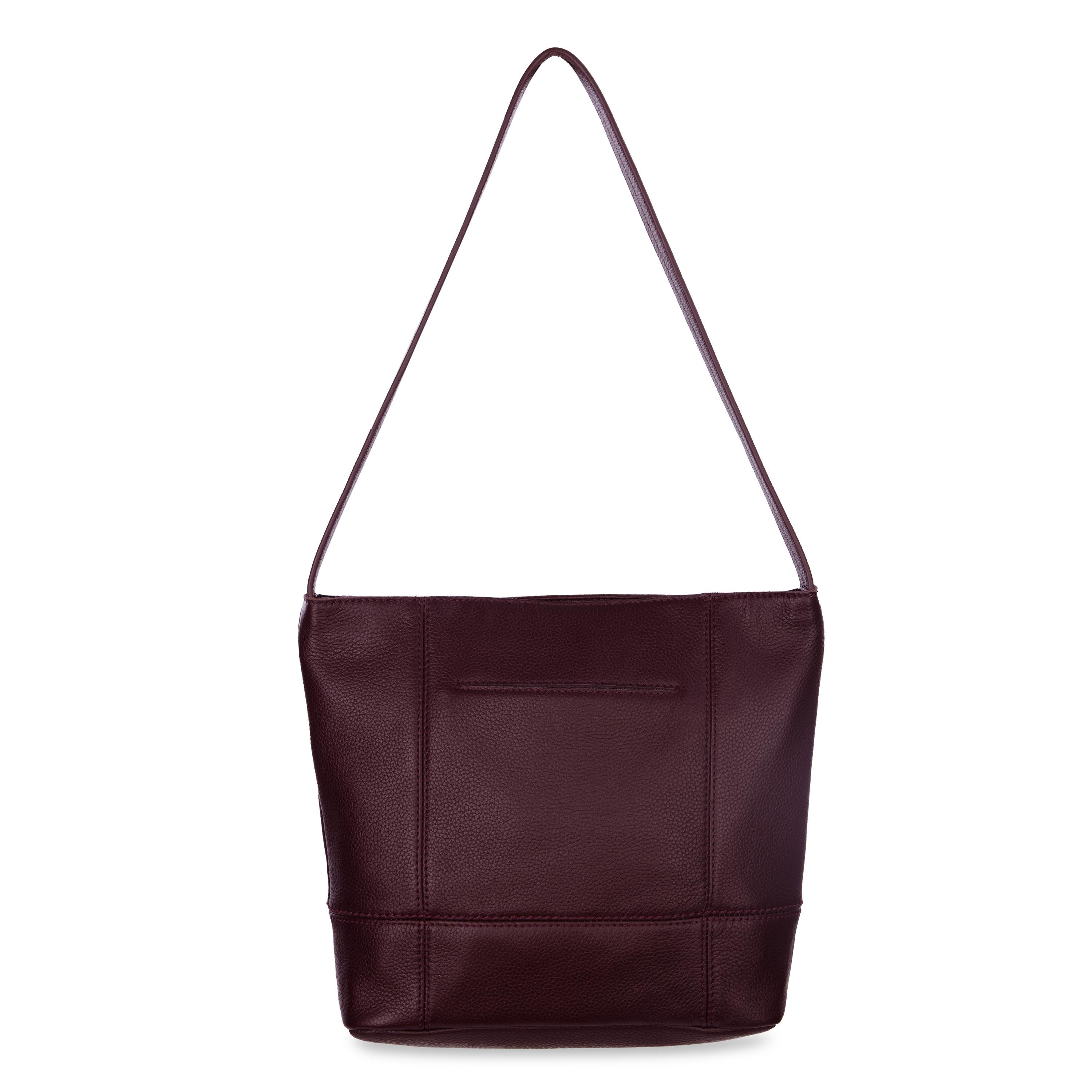 The Sak De Young Hobo - Leather - Black Cherry