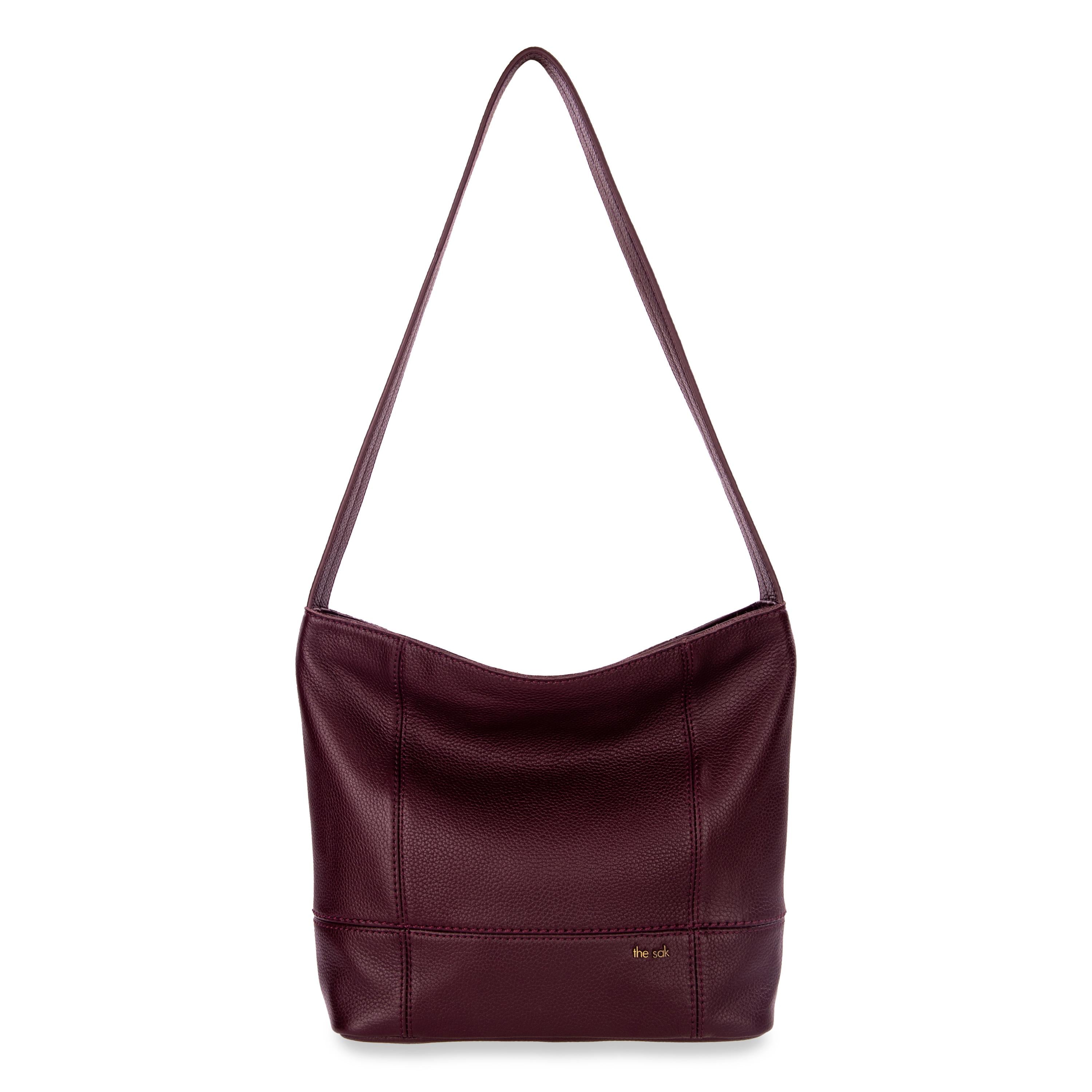 The Sak De Young Hobo - Leather - Black Cherry